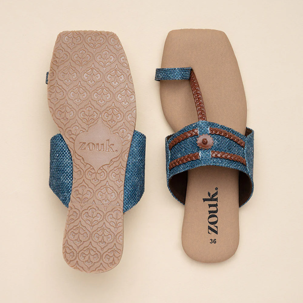 Andaman Marine Braided Kolhapuri Chappal - Image 2