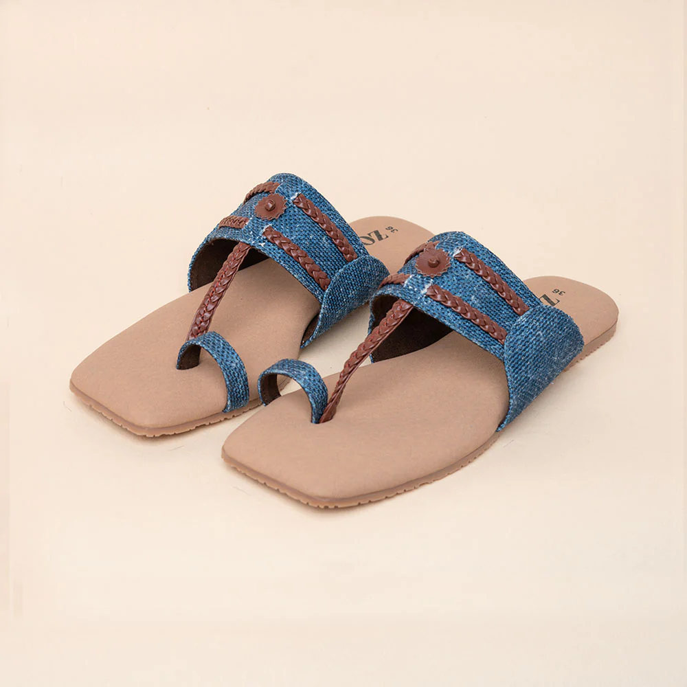 Andaman Marine Braided Kolhapuri Chappal - Image 5