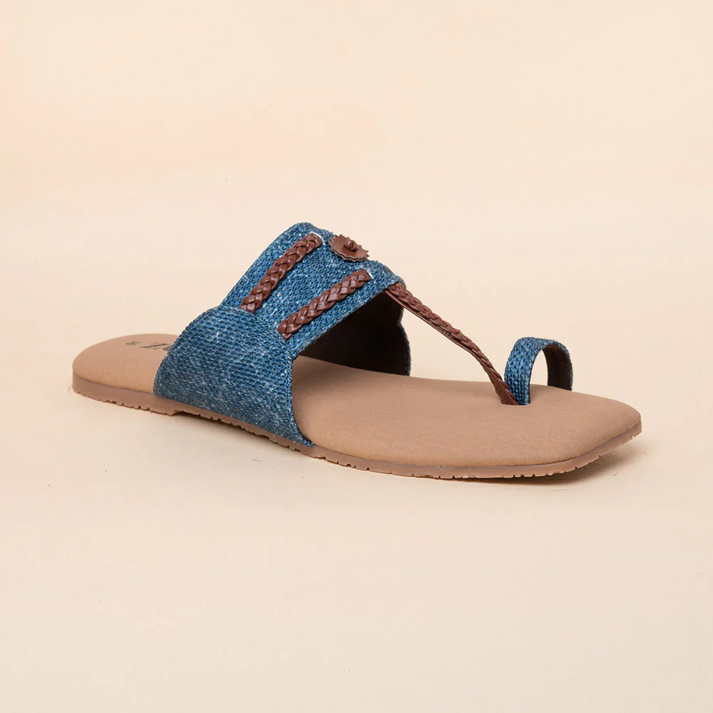 Andaman Marine Braided Kolhapuri Chappal - Image 8