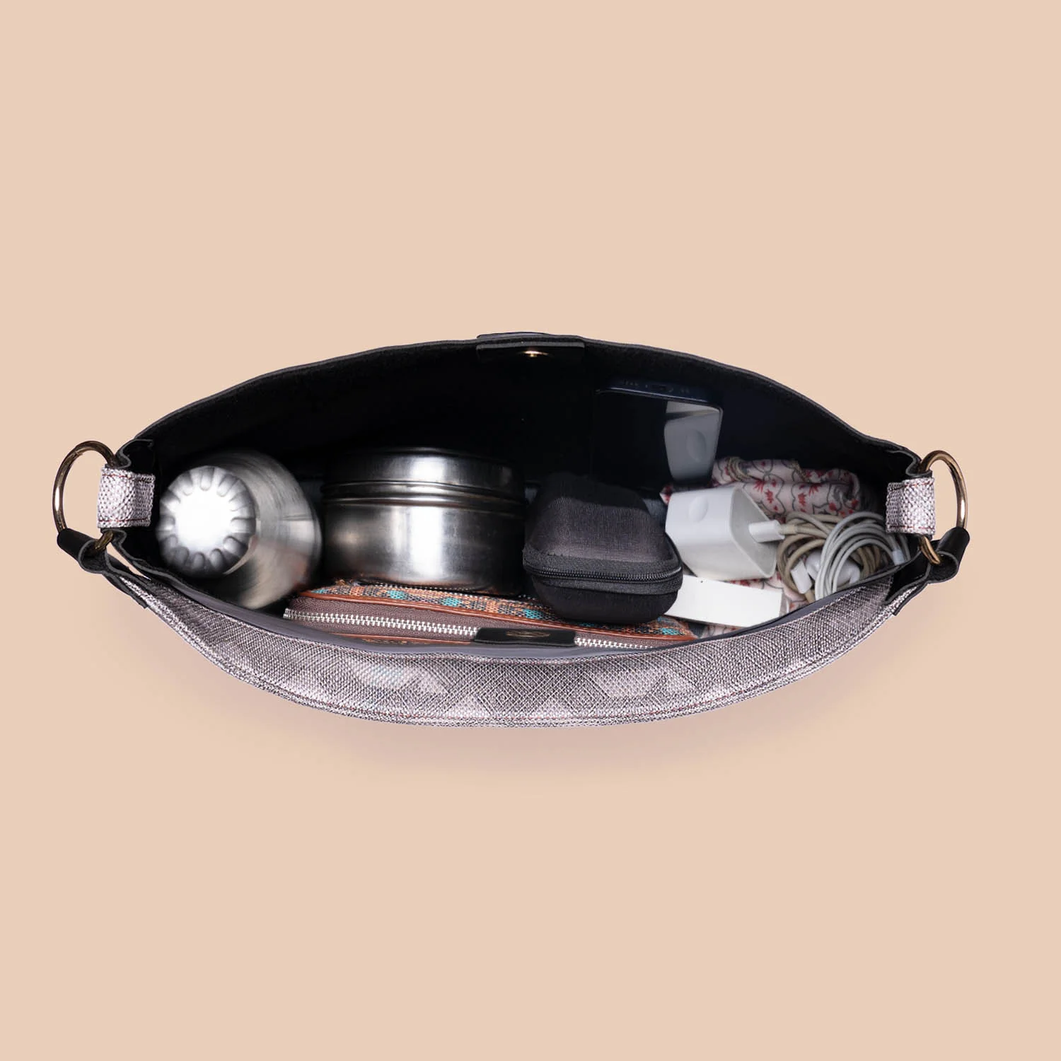 Aravalli Abstract Classic Open Tote - Image 14