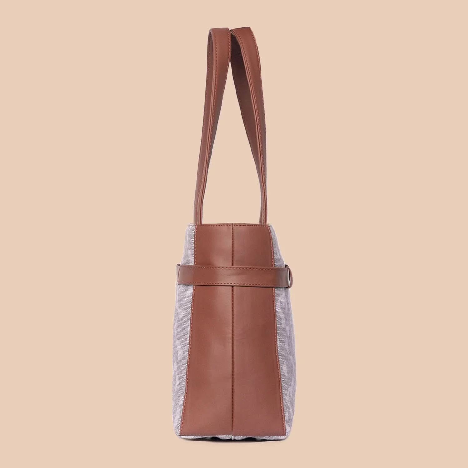 Aravalli Abstract & Ikat Wave - Statement Office Bag & U-Shaped Sling Bag Combo - Image 4