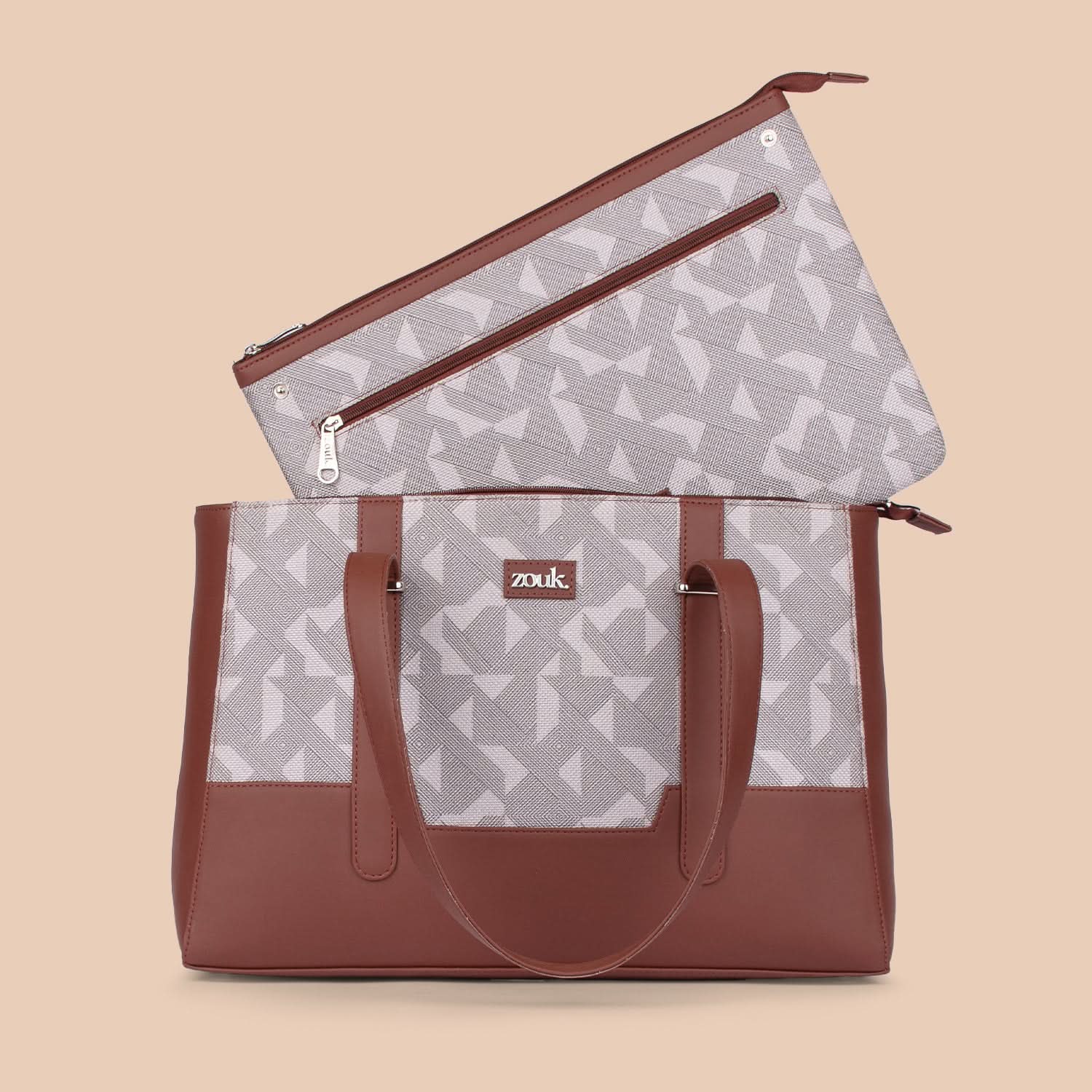 Zouk Aravalli Abstract Maya Multitasker ToteĀ Bag - Image 3