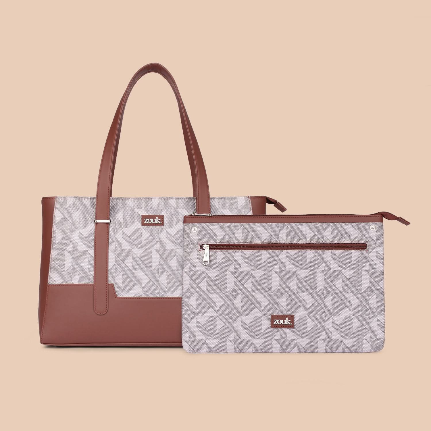 Zouk Aravalli Abstract Maya Multitasker ToteĀ Bag - Image 8