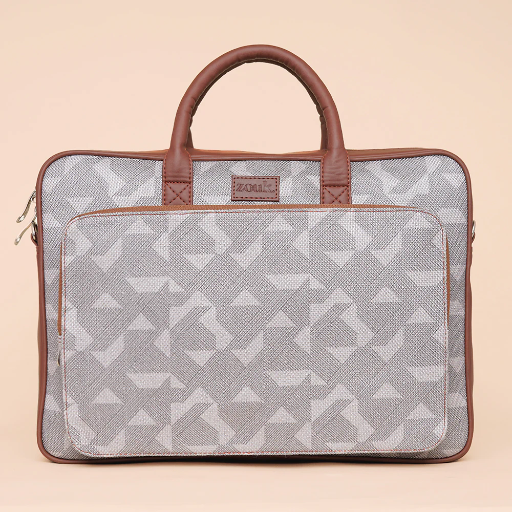 Aravalli Abstract Unisex Laptop Bag - Image 2