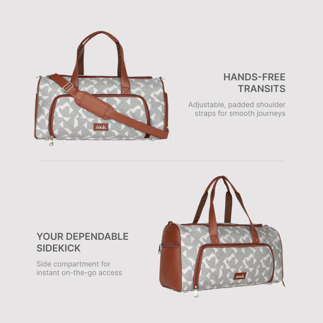Aravalli Abstract Weekender Duffle Bag - Image 5