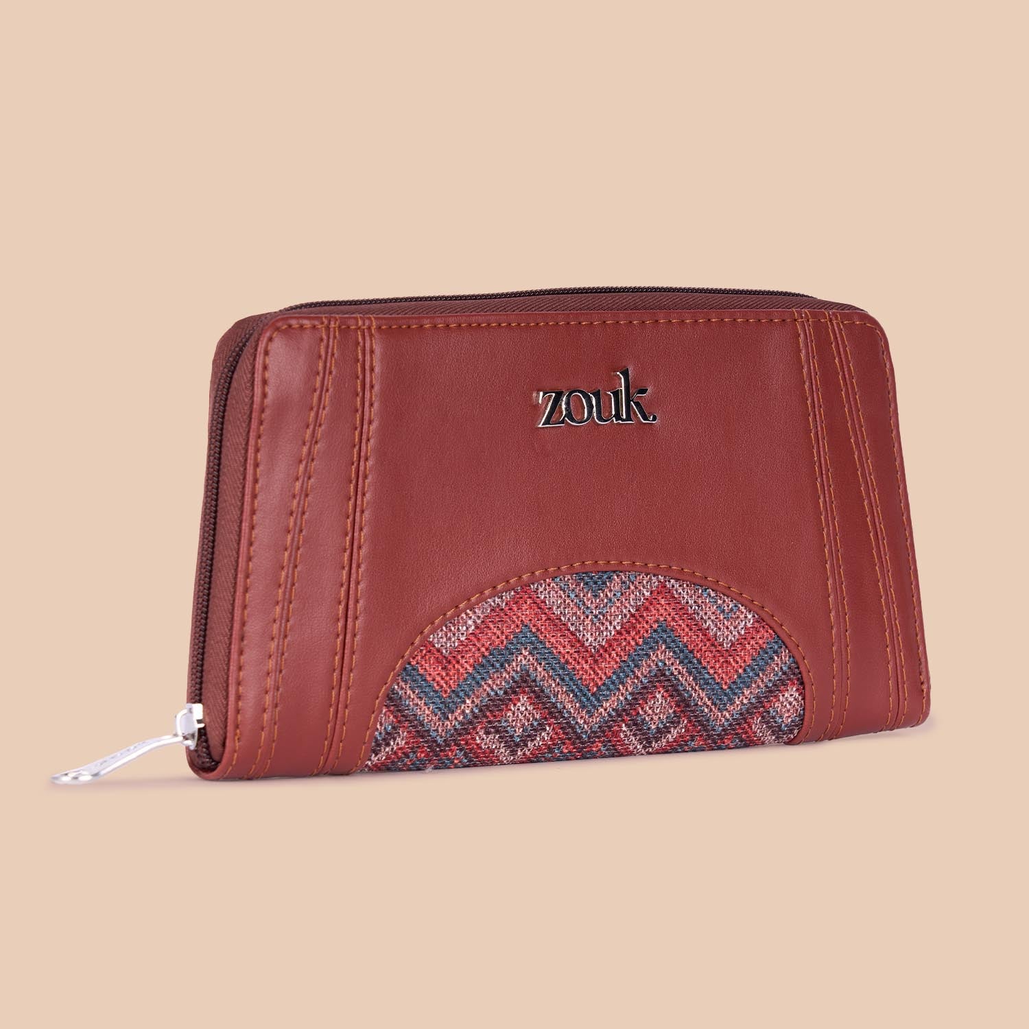 Arika Zipper Wallet - Gwalior Weaves - Image 5