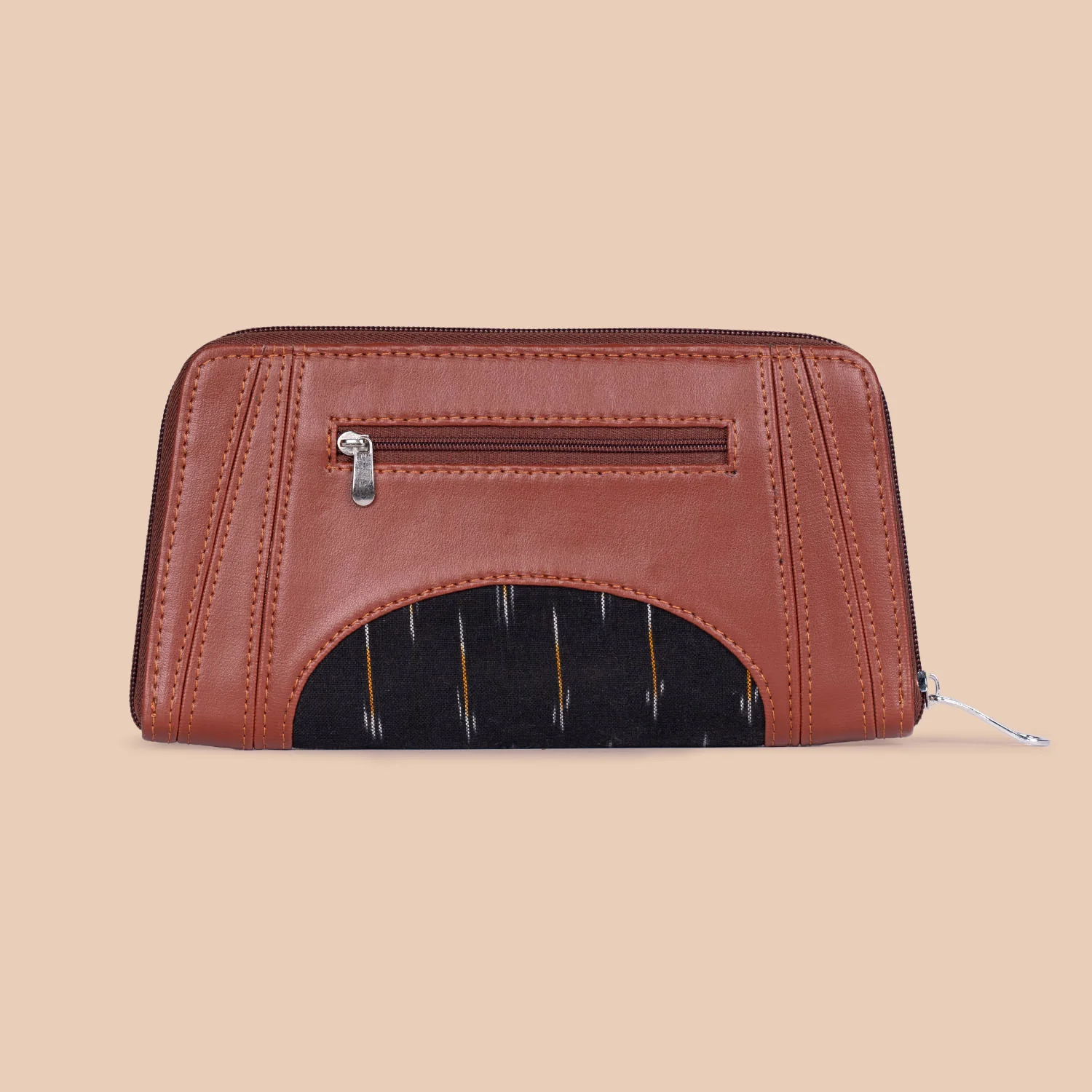 Arika Zipper Wallet - Ikat GreRe - Image 3