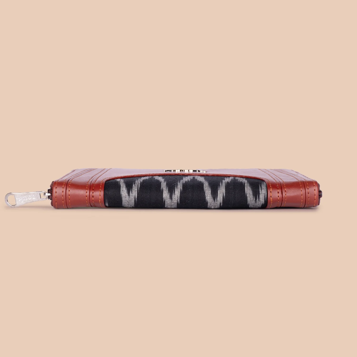 Arika Zipper Wallet - Ikat Wave - Image 4