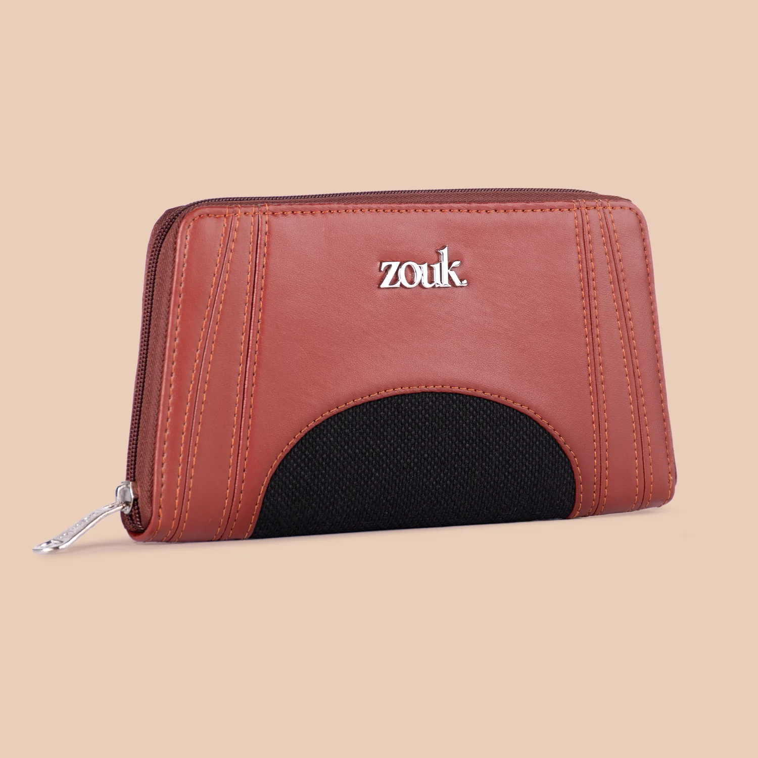 Arika Zipper Wallet - Jet Black - Image 3