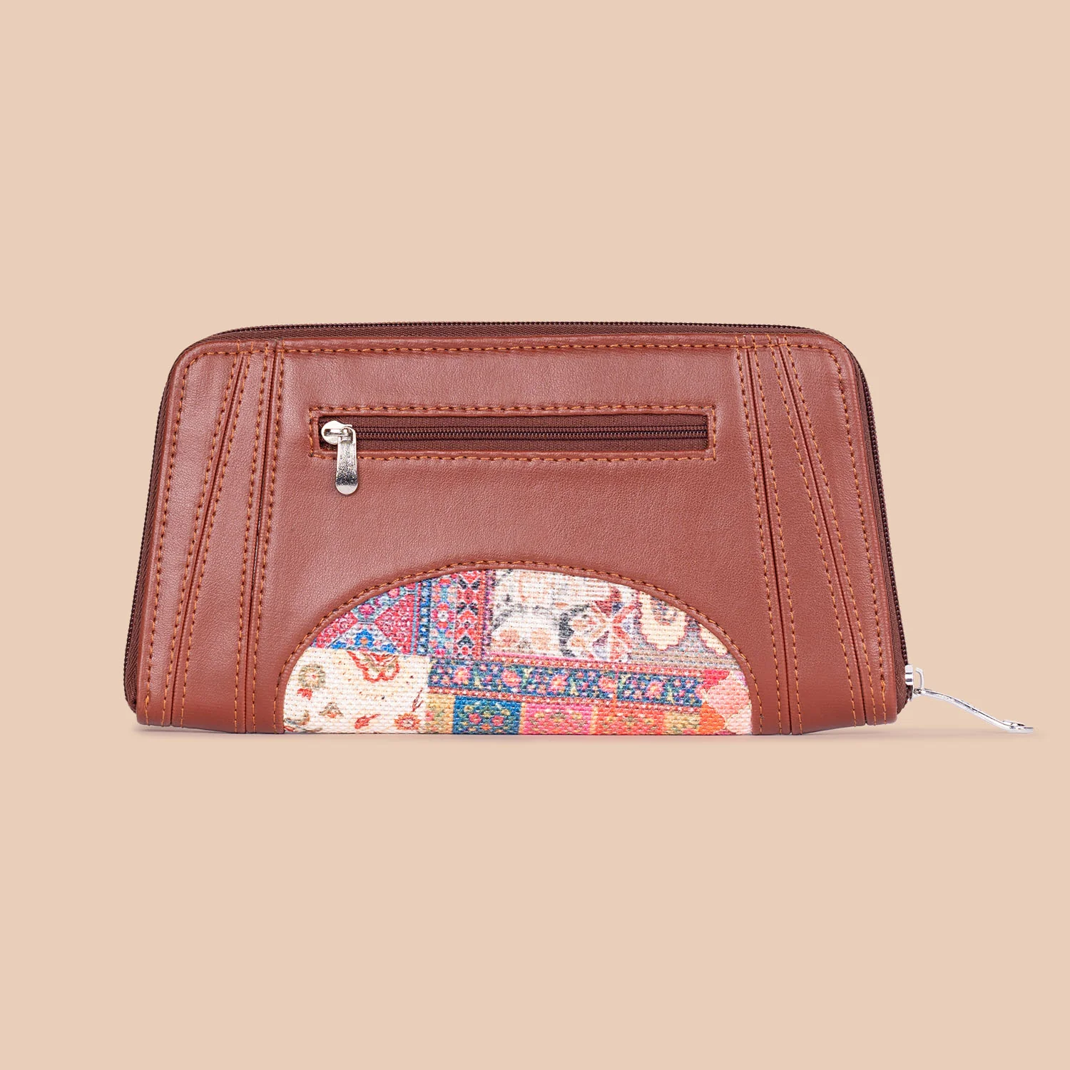 Arika Zipper Wallet - Kutch Gamthi - Image 3