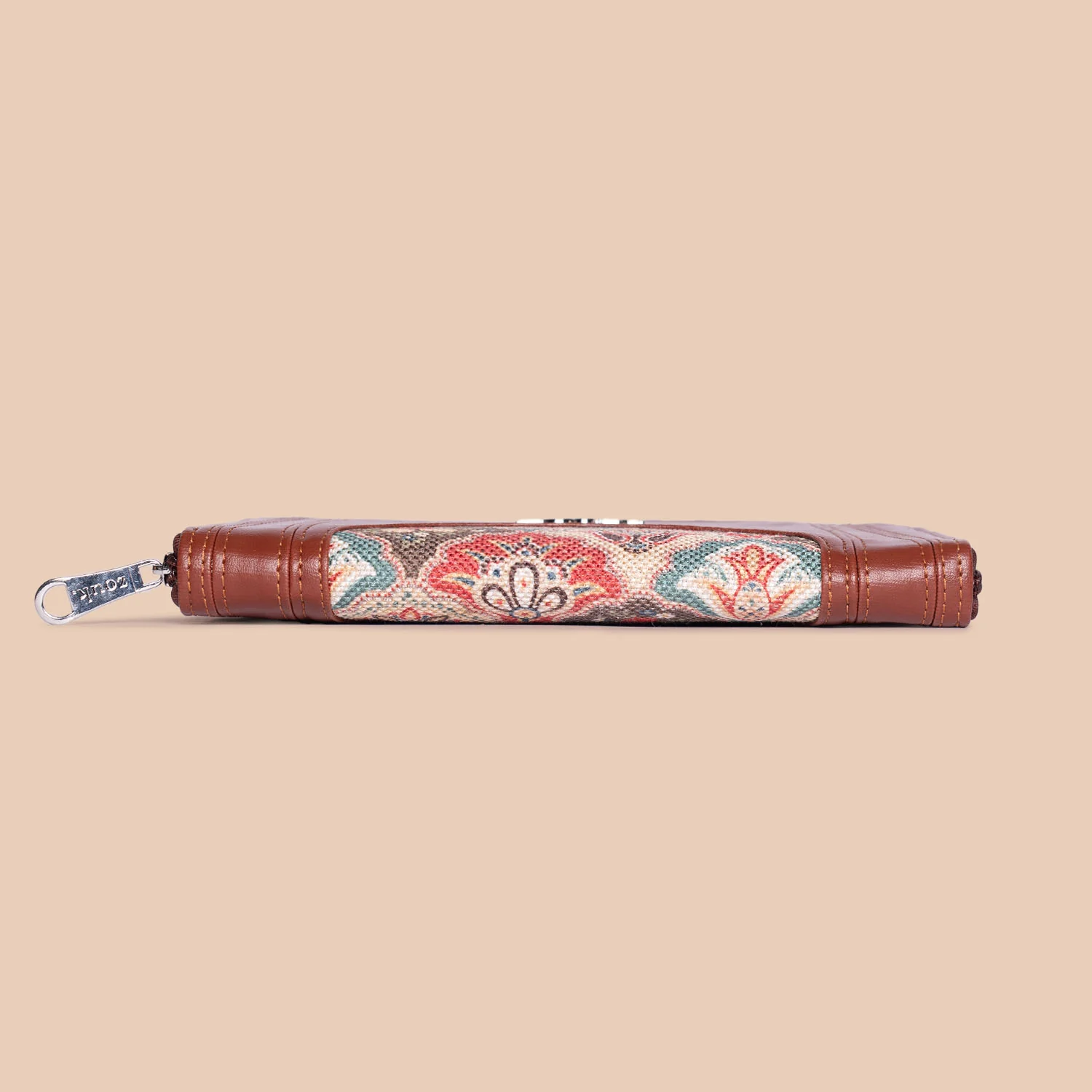 Arika Zipper Wallet - Mughal Art Multicolor - Image 5