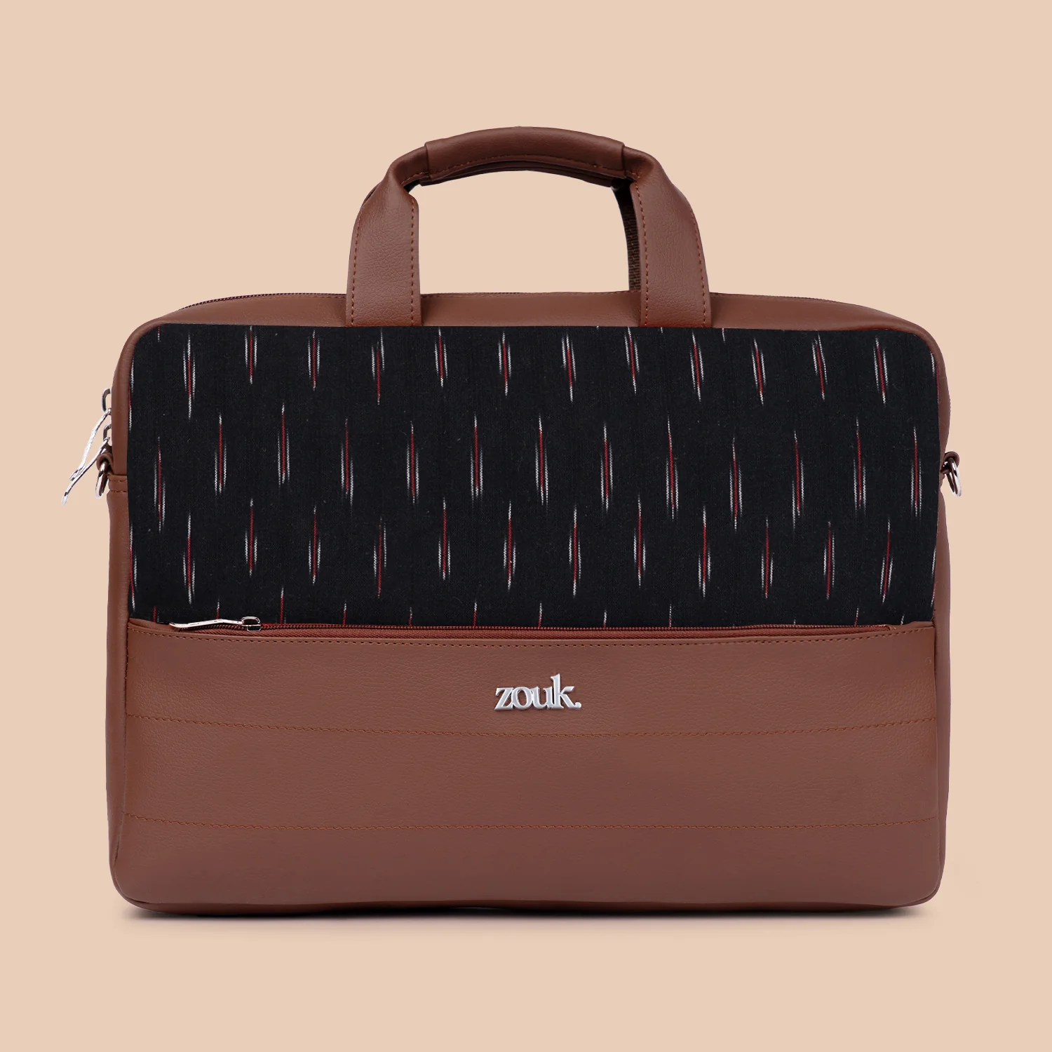 Arin Laptop Bag - Ikat GreRed - Image 3