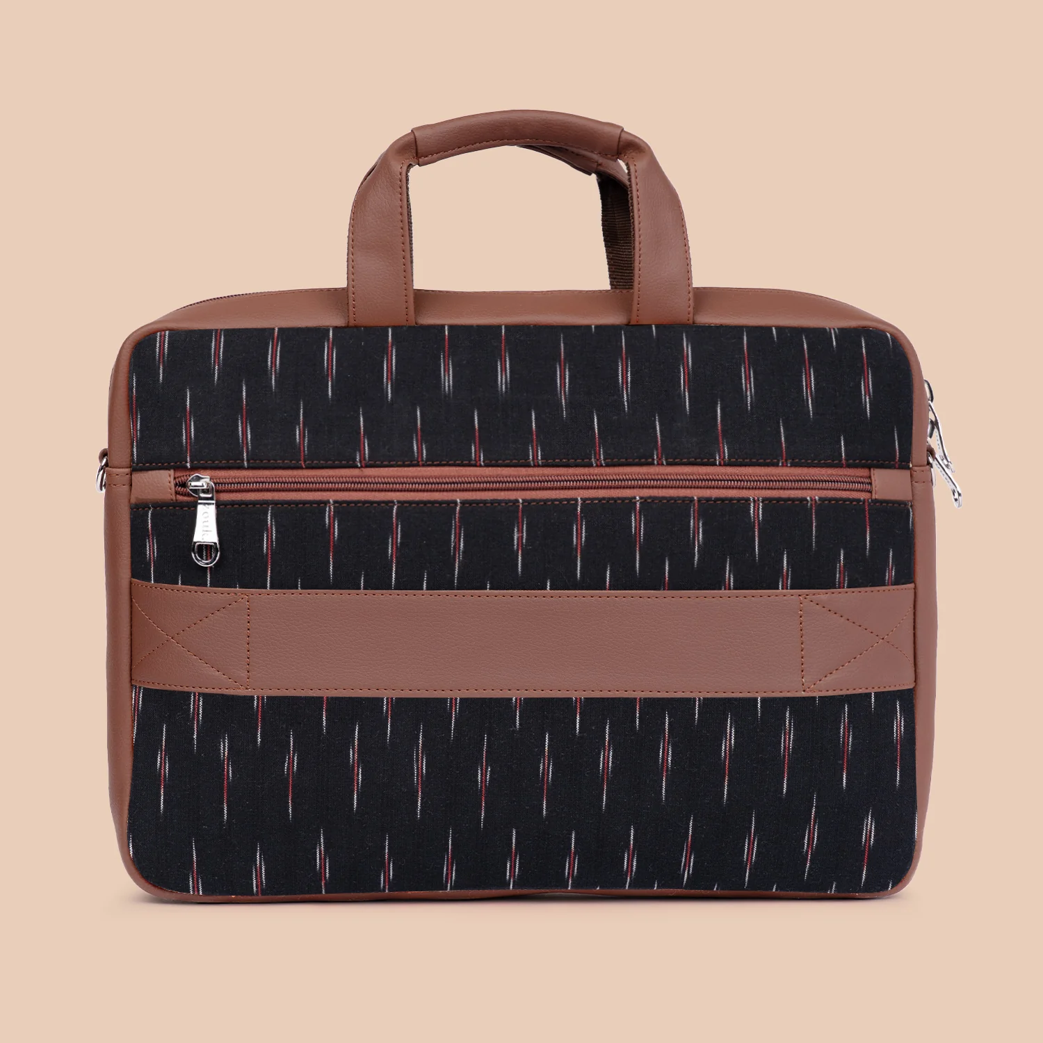 Arin Laptop Bag - Ikat GreRed - Image 4