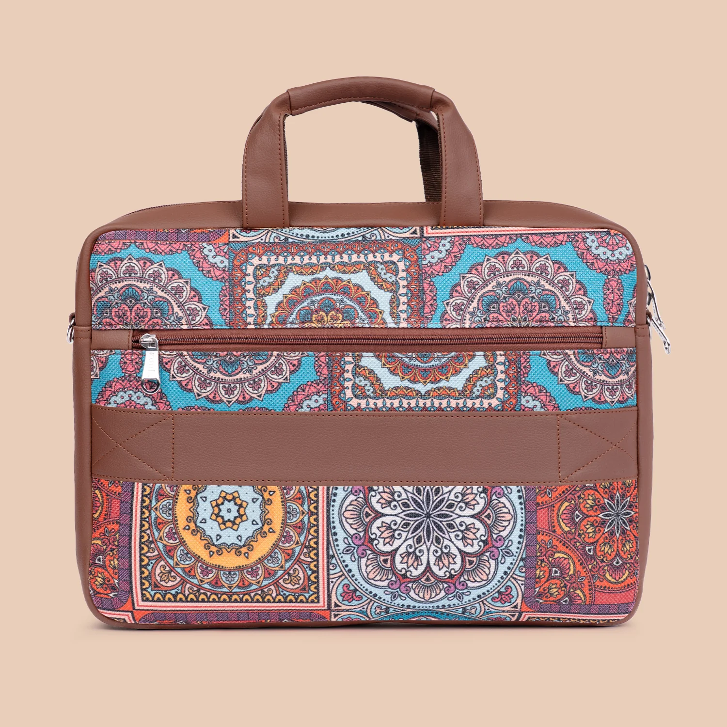 Arin Laptop Bag - Multicolor Mandala Print - Image 5