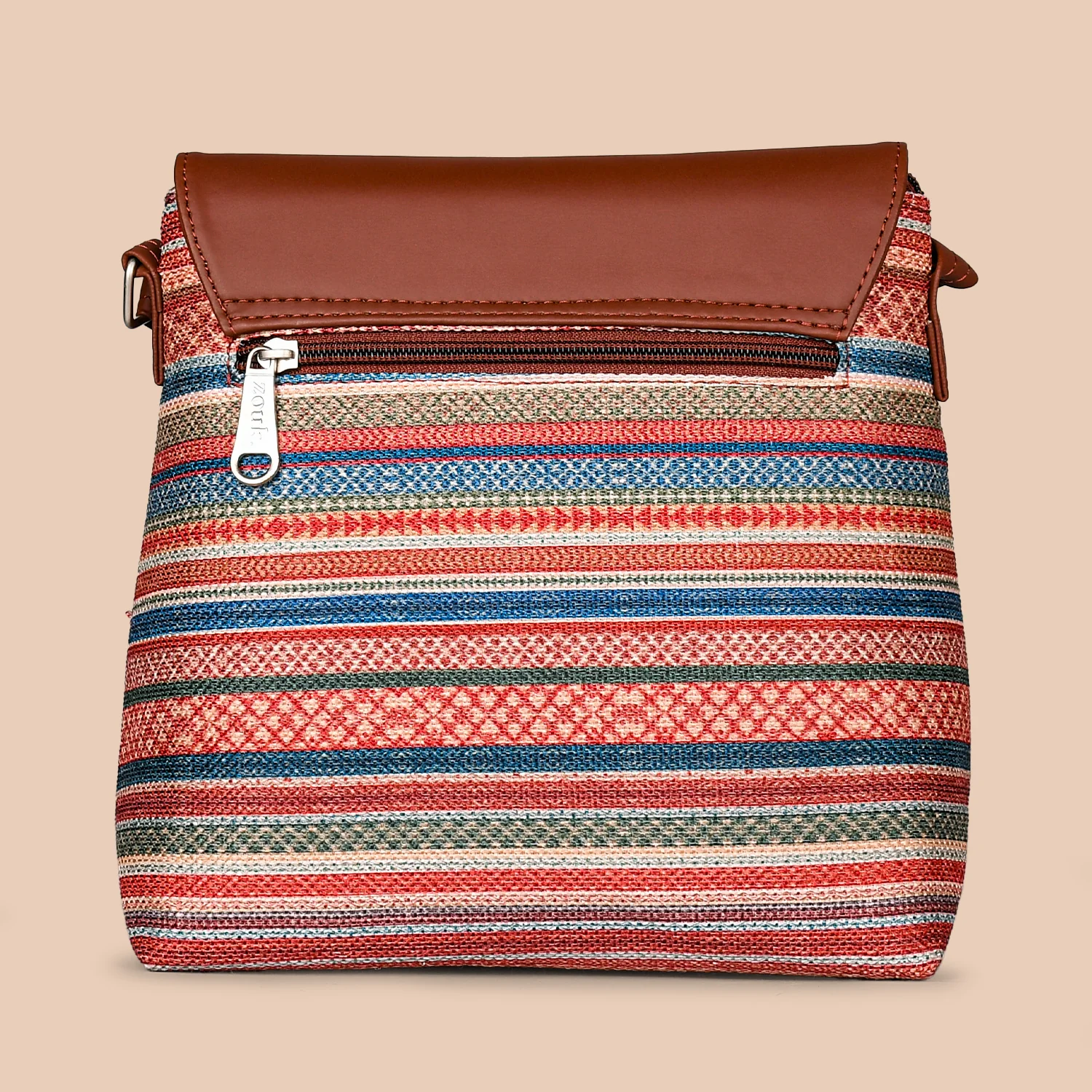 Assam Tapestry Flap Sling Bag - Image 3