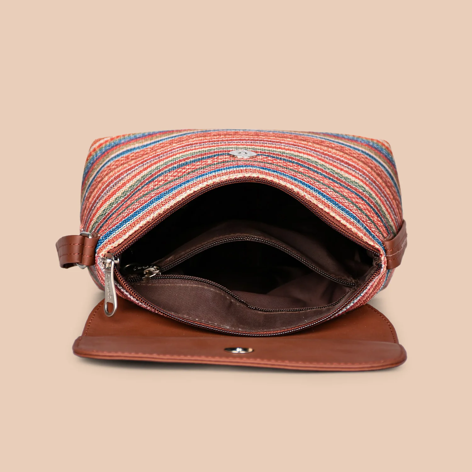 Assam Tapestry Flap Sling Bag - Image 5