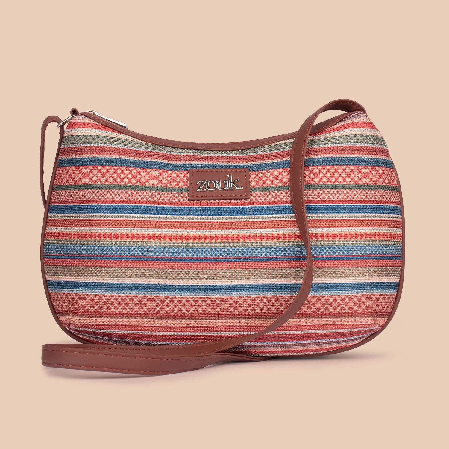Assam Tapestry Structured Shoulder Bag - Image 2