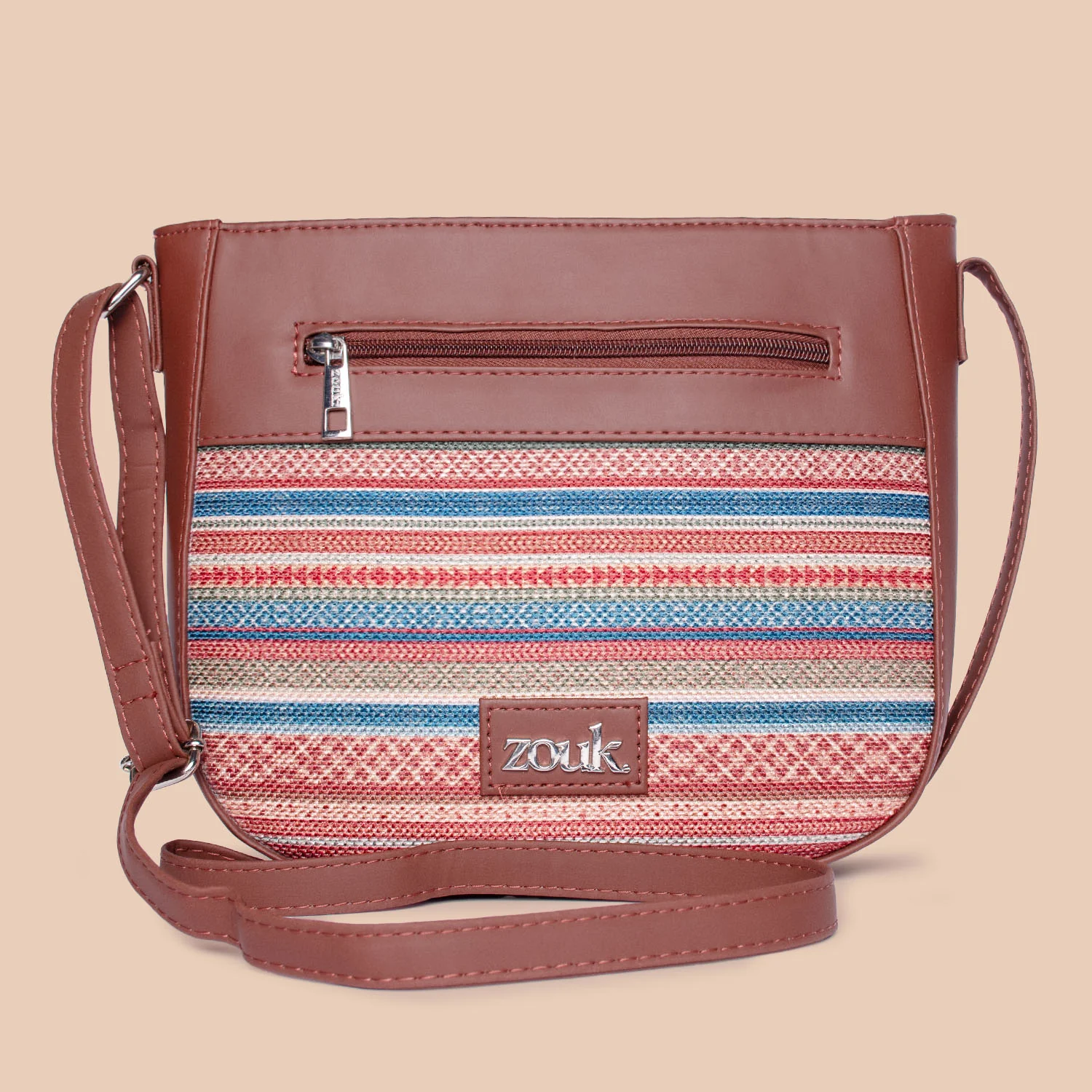 Assam Tapestry U-Shaped Sling Bag - Image 4