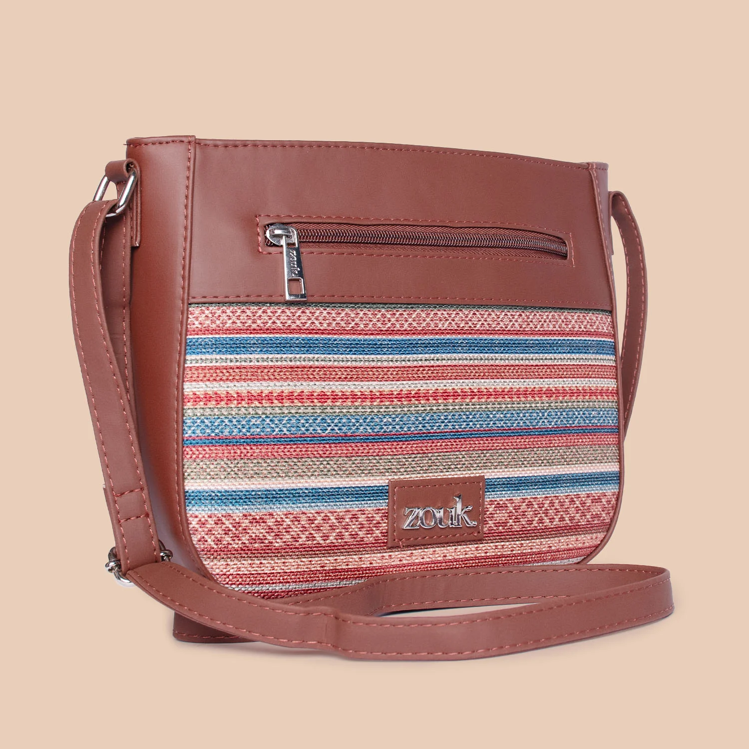 Assam Tapestry U-Shaped Sling Bag - Image 6