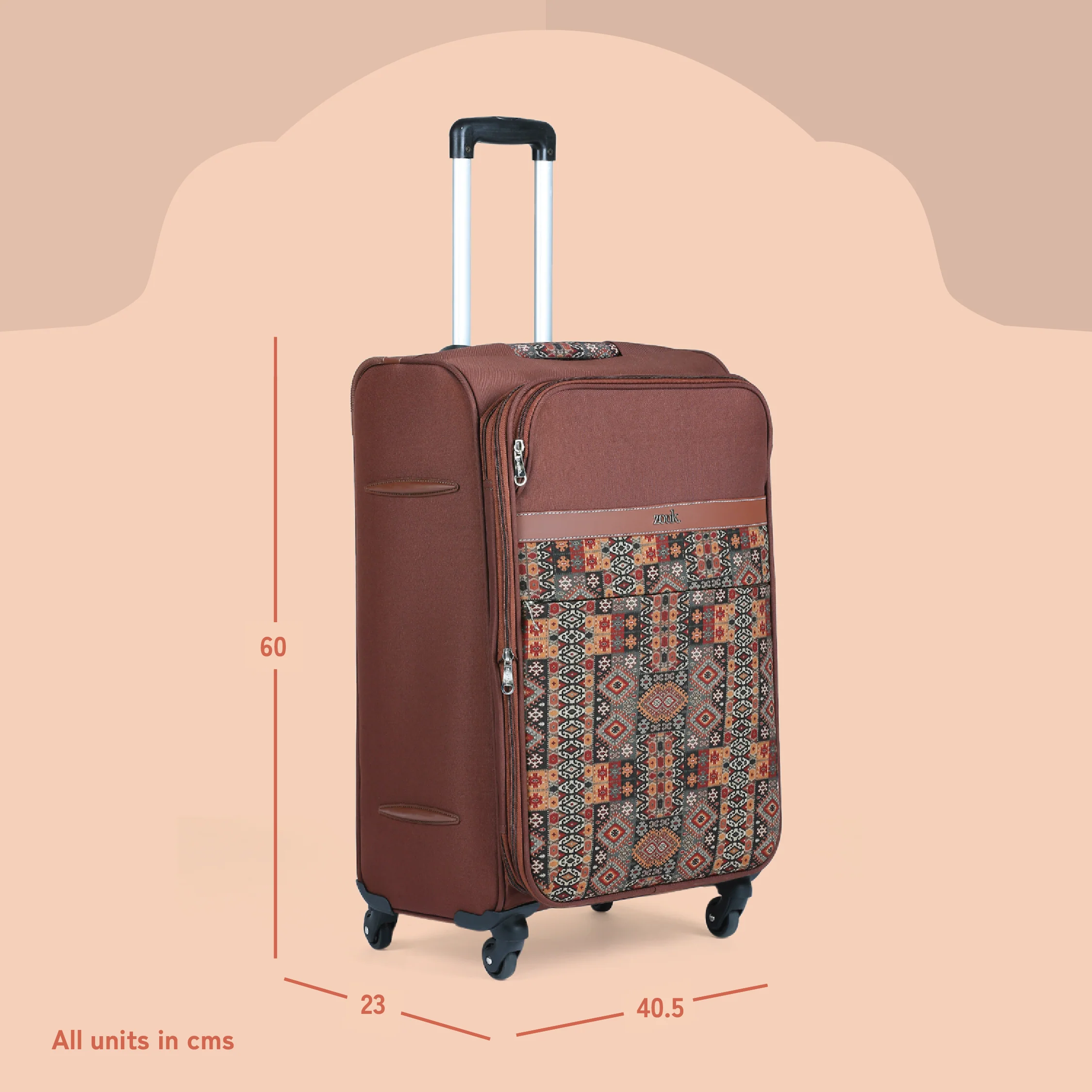 Banaras Elegance Avasa Trolley Bag (Medium) - Image 6