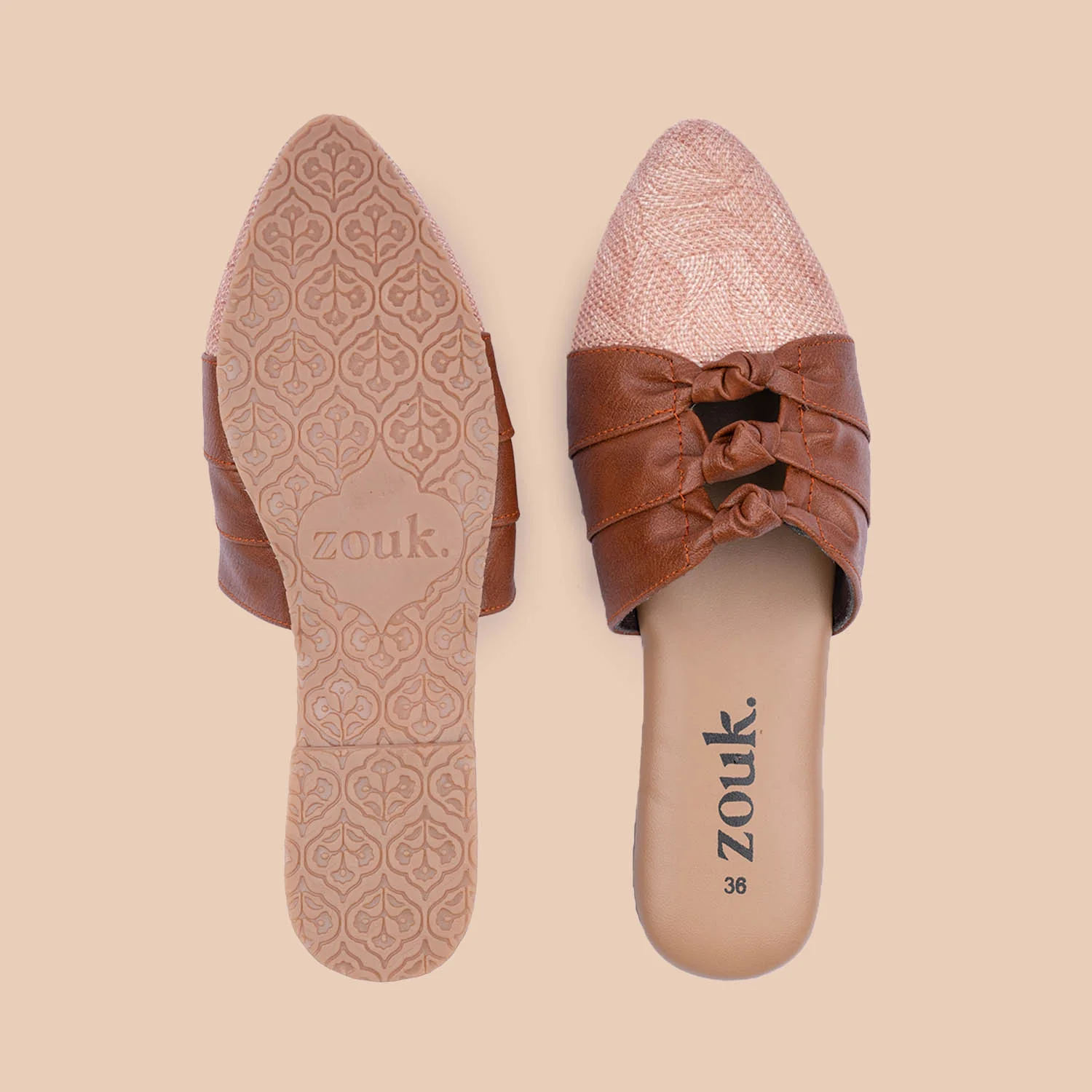 Bangalore Botanica Knotted Mules - Image 2