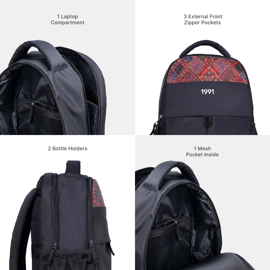 Bhuj Rabari Classic Backpack - 1991 by Zouk - Image 5