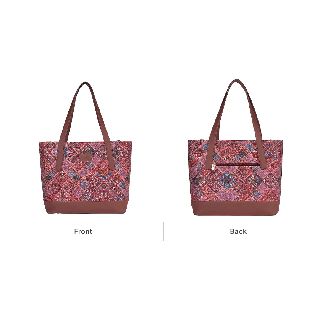 Bhuj Rabari Classic Tote Bag - 1991 by Zouk - Image 3