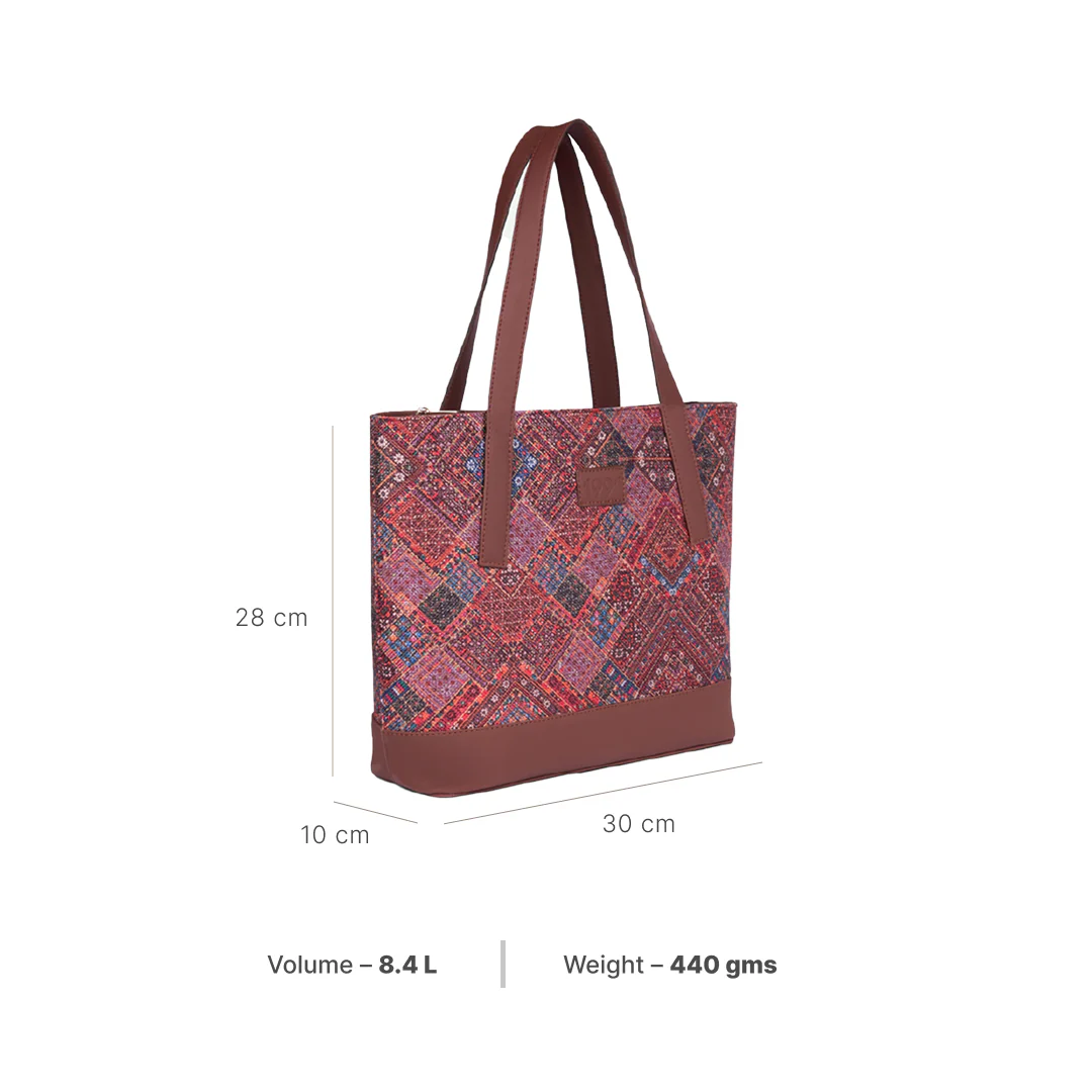 Bhuj Rabari Classic Tote Bag - 1991 by Zouk - Image 4