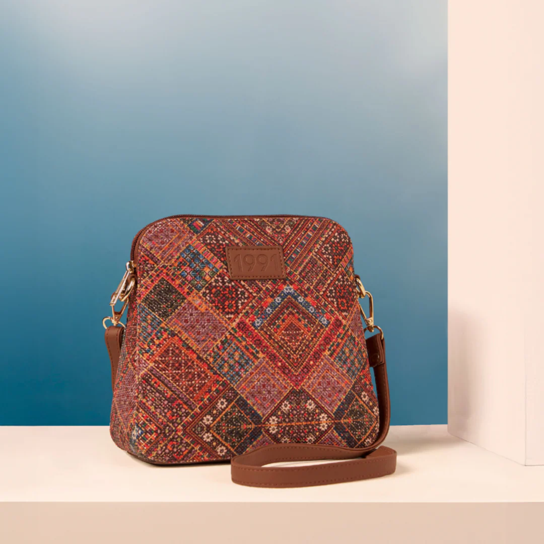 Bhuj Rabari Regular Sling Bag - 1991 by Zouk - Image 2