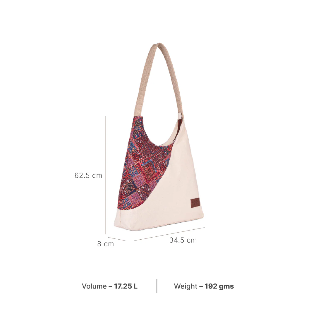 Bhuj Rabari Regular Tote Bag - 1991 by Zouk - Image 4