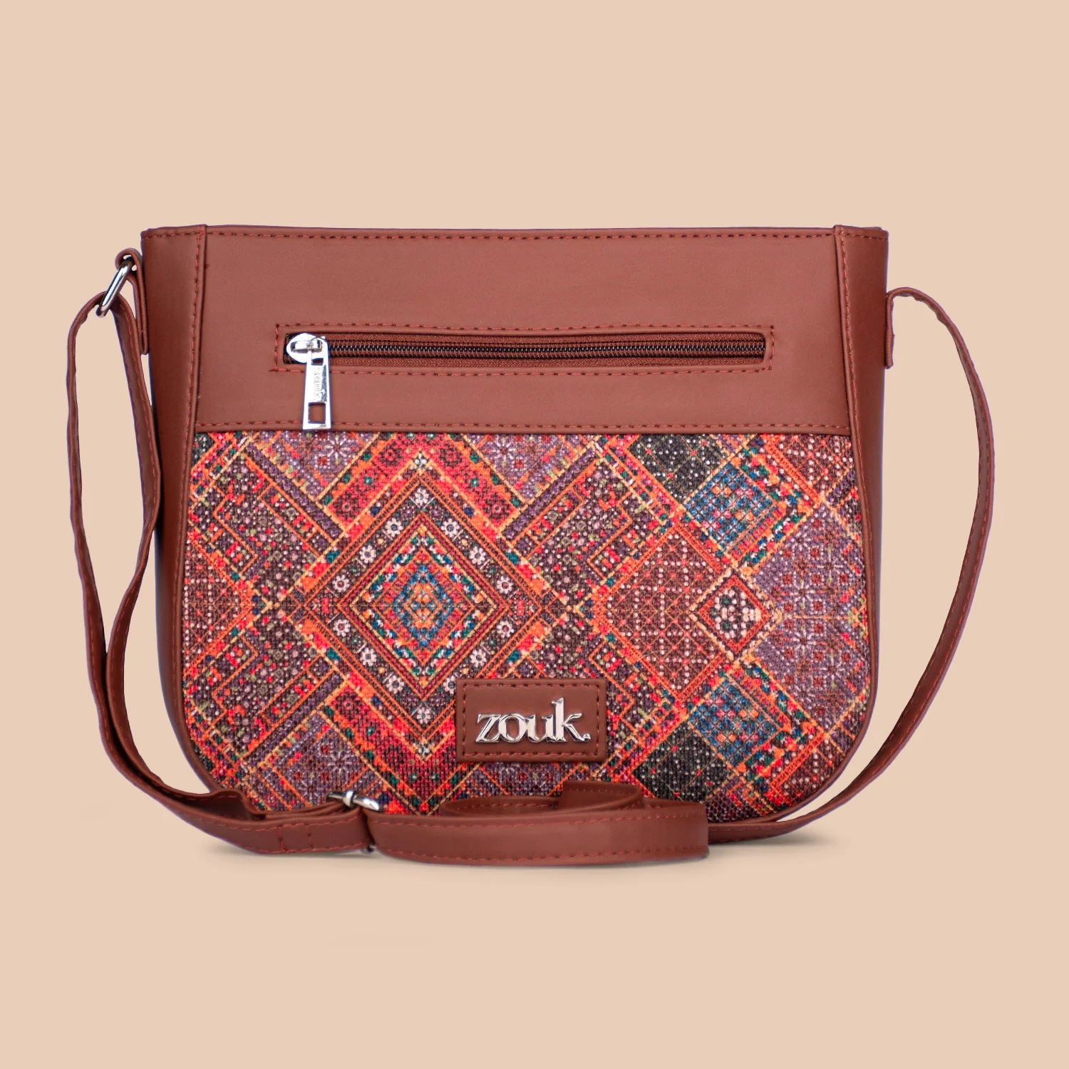 Bhuj Rabari U-Shaped Sling Bag - Image 3