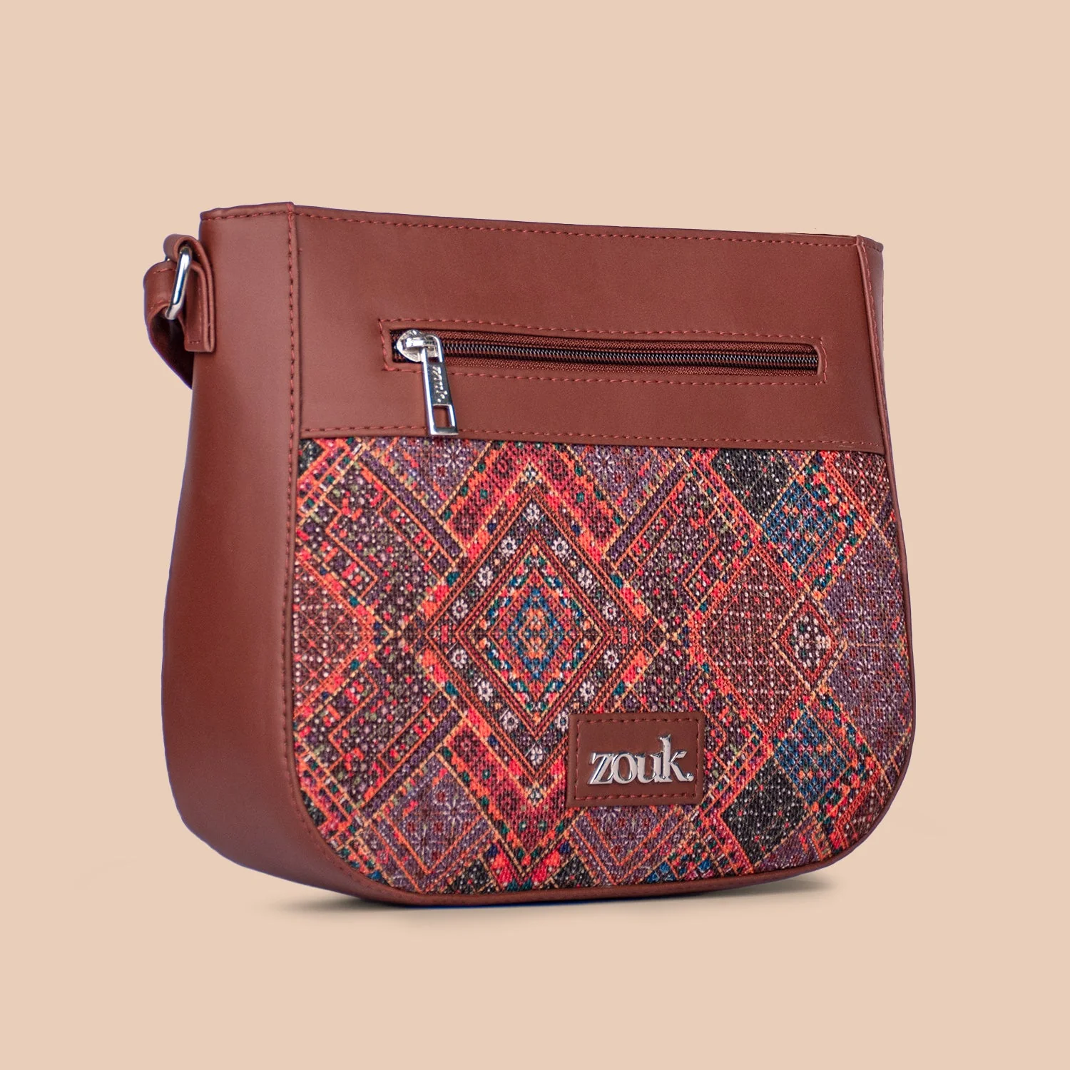 Bhuj Rabari U-Shaped Sling Bag - Image 5