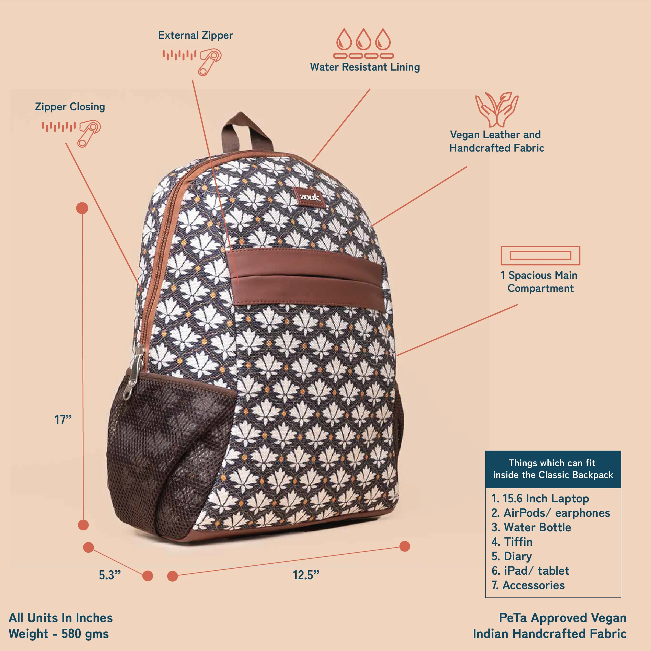 Bidri Kaiser Classic Backpack - Image 3