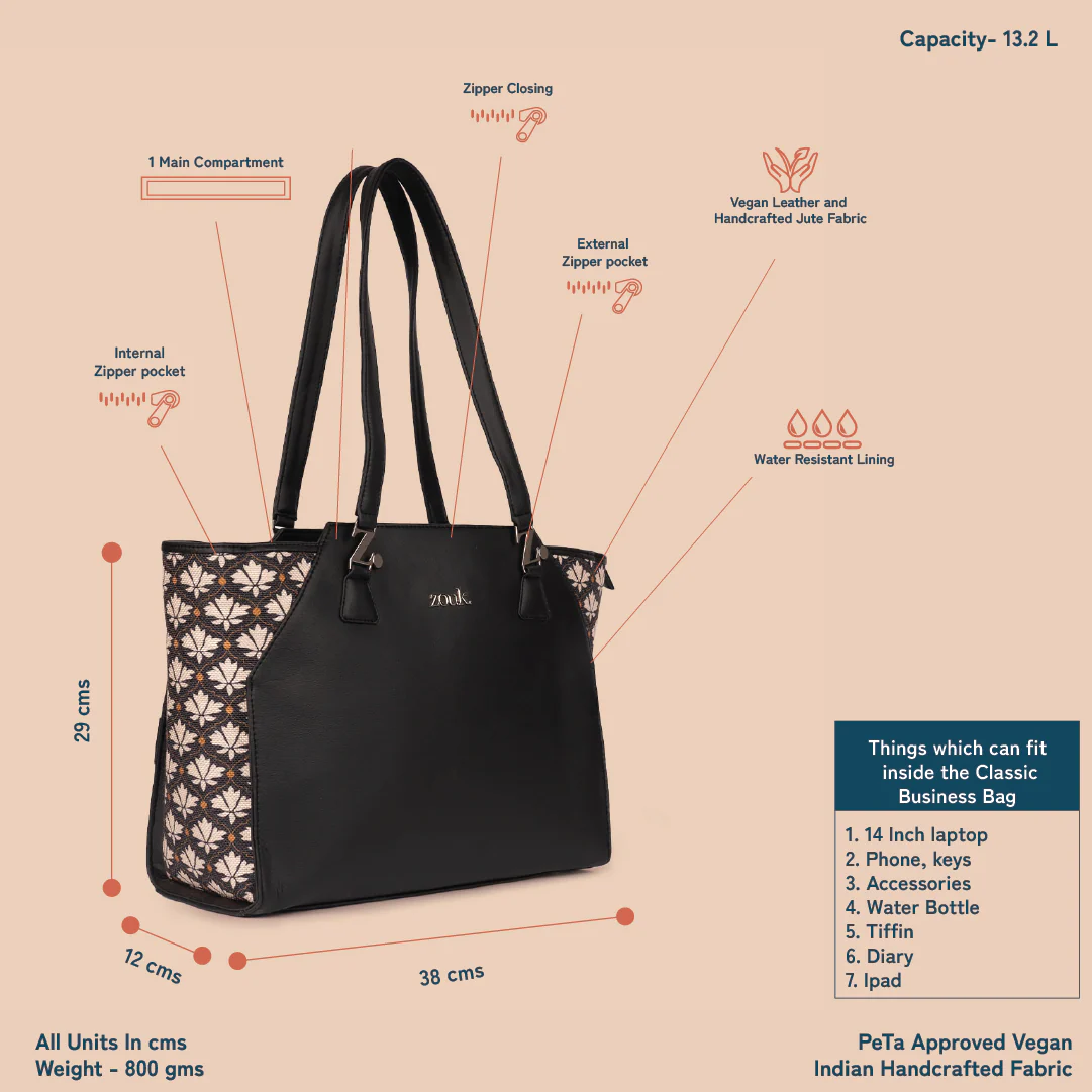 Bidri Kaiser Classic Business Bag - Image 4