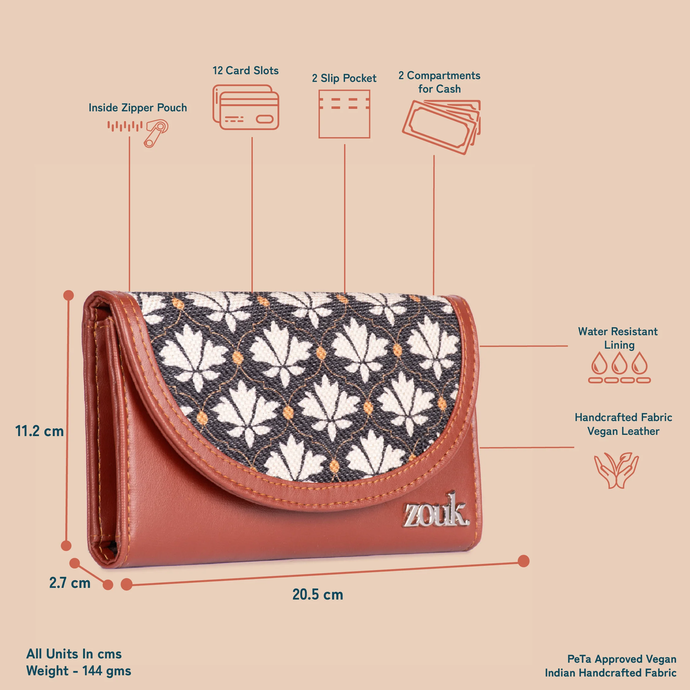 Bidri Kaiser Kyra Flap Wallet - Image 5