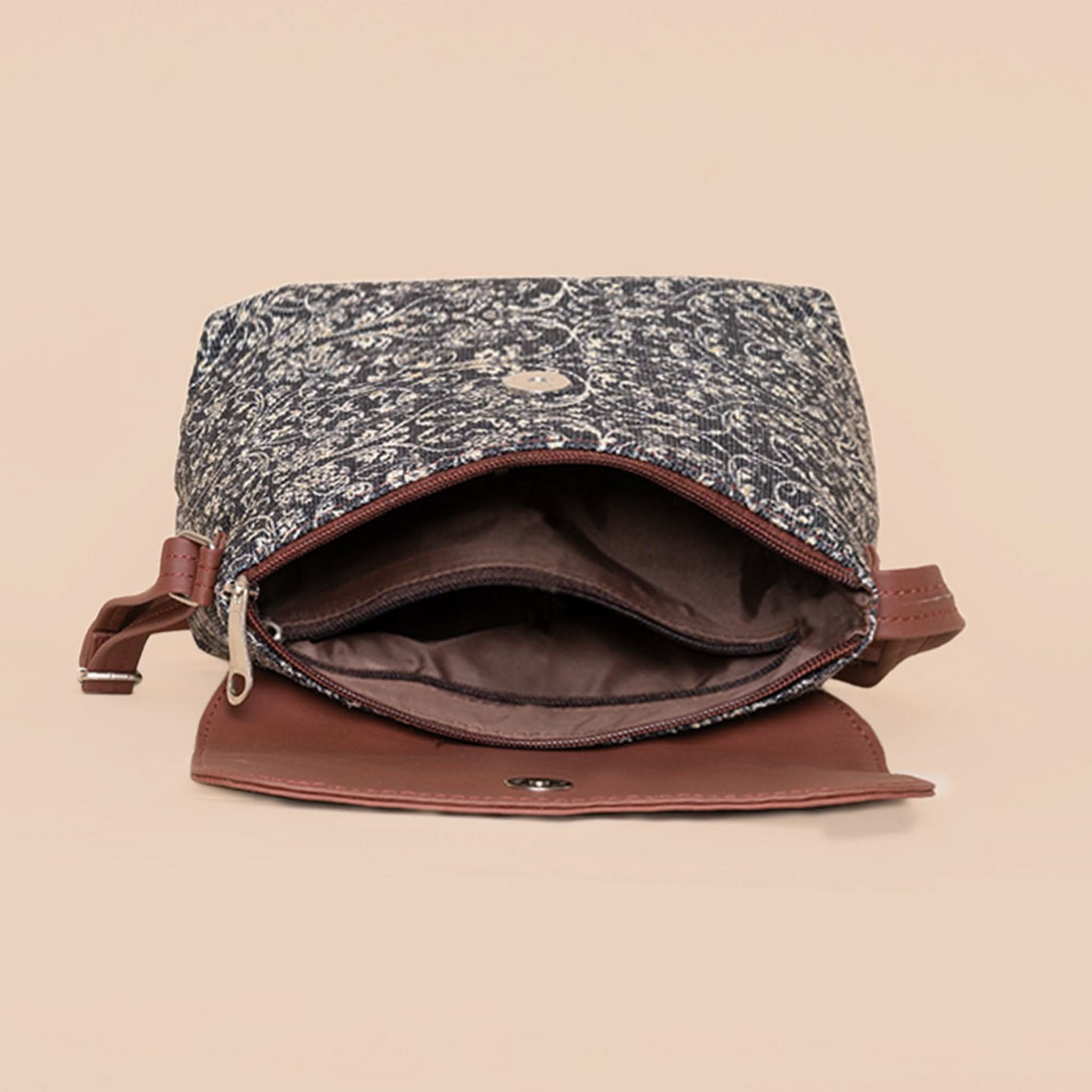 Bidri Kaiser & Lattice Lace - Everyday Tote Bag & Flap Sling Bag Combo - Image 9