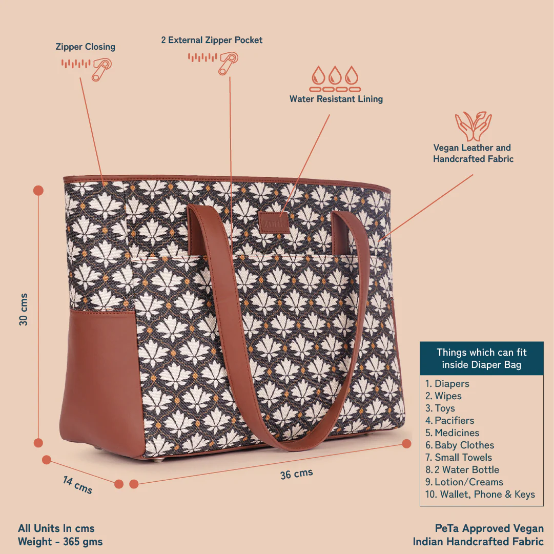 Bidri Kaiser Diaper Bag - Image 4