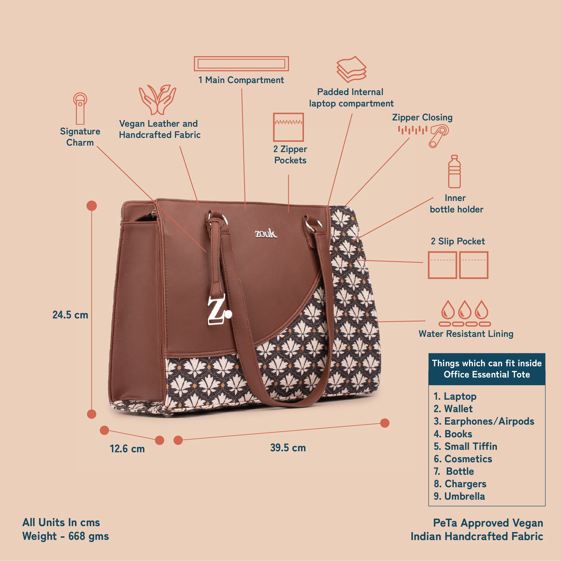 Bidri Kaiser Office Essential Bag - Image 5