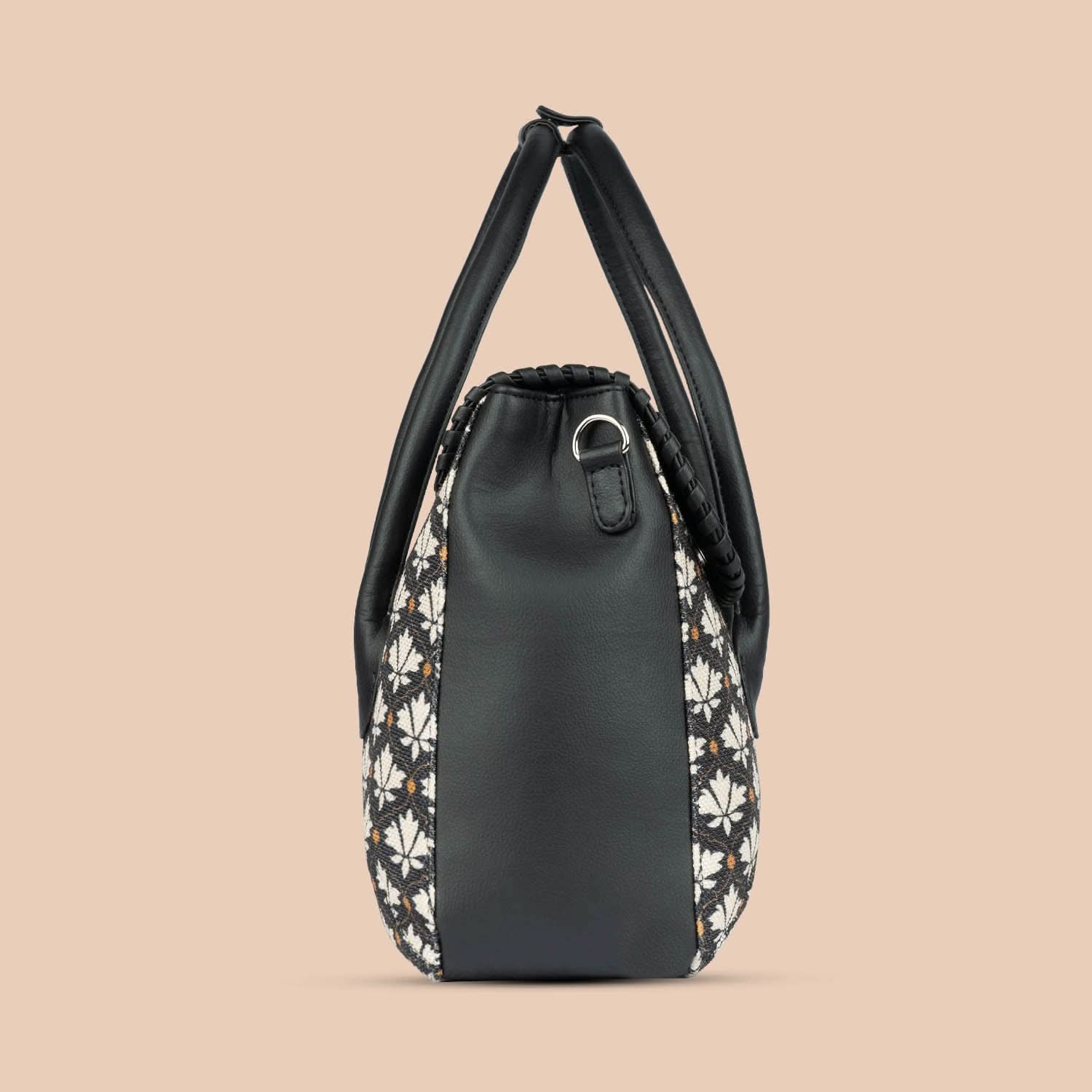 Bidri Kaiser & Paisley Print - SAK Satchel & Classic Zipper Wallet Combo - Image 4
