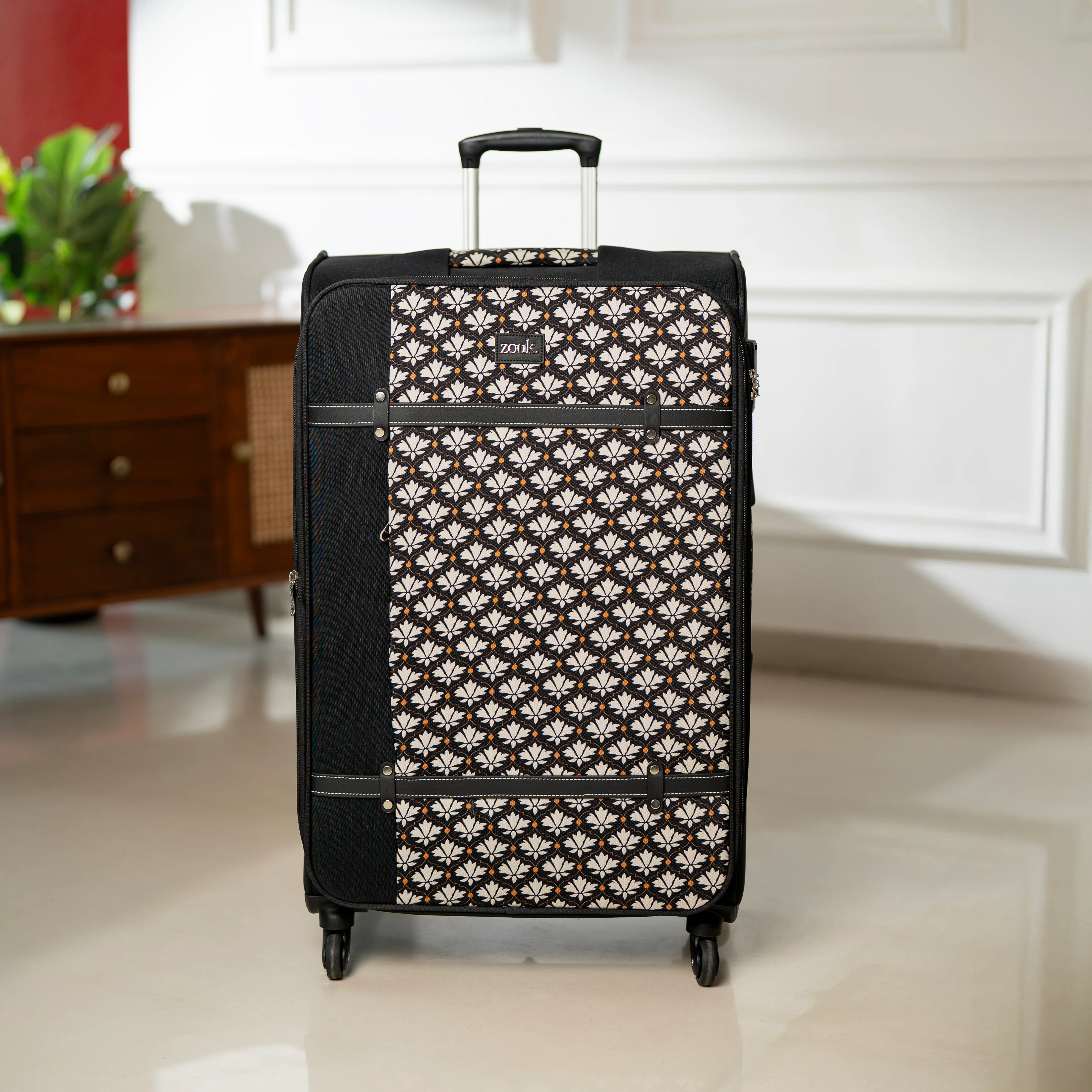 Bidri Kaiser Saira Trolley Bag - Black (Medium) - Image 9