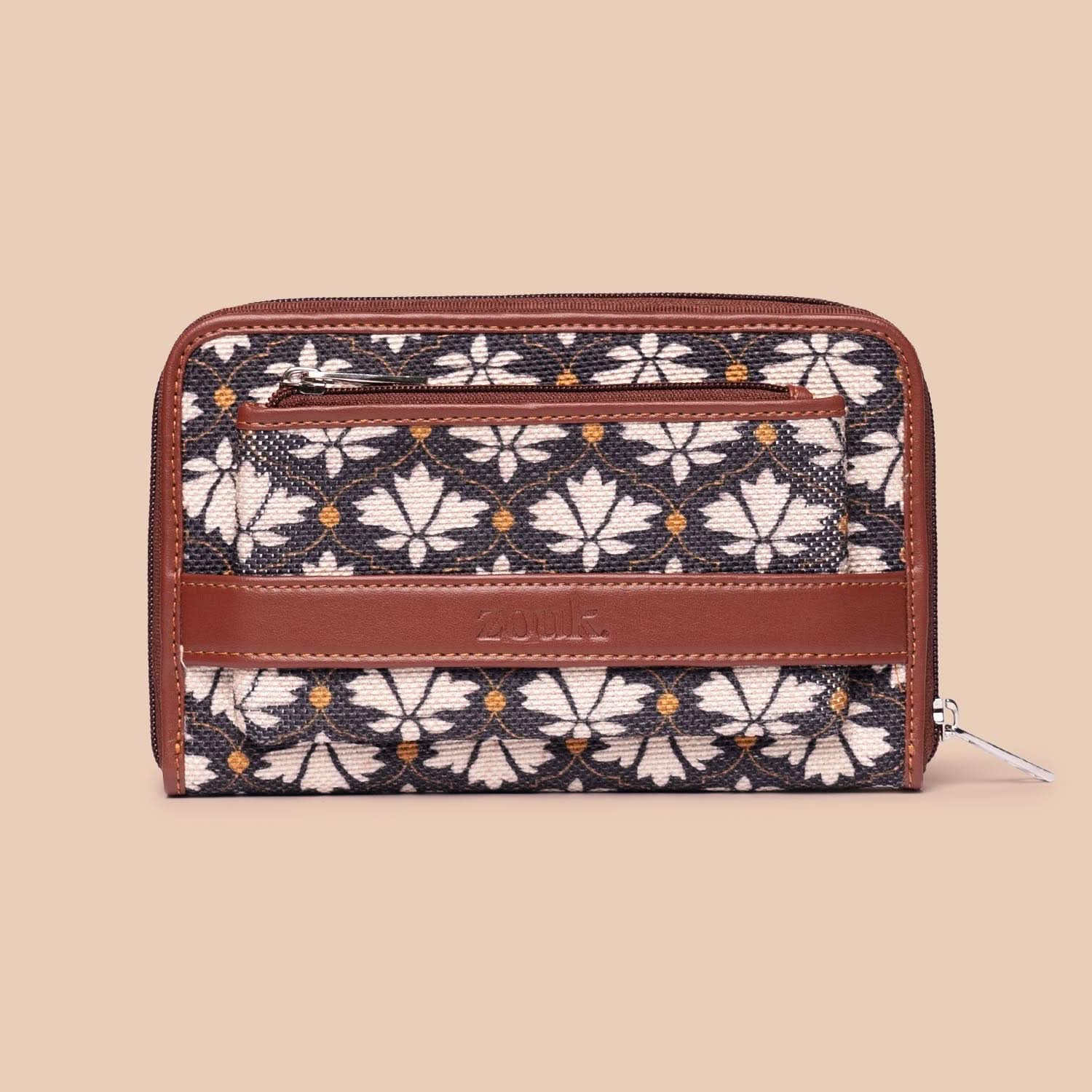 Bidri Kaiser - Women's Office Bag & Classic Zipper Wallet Combo - Image 6