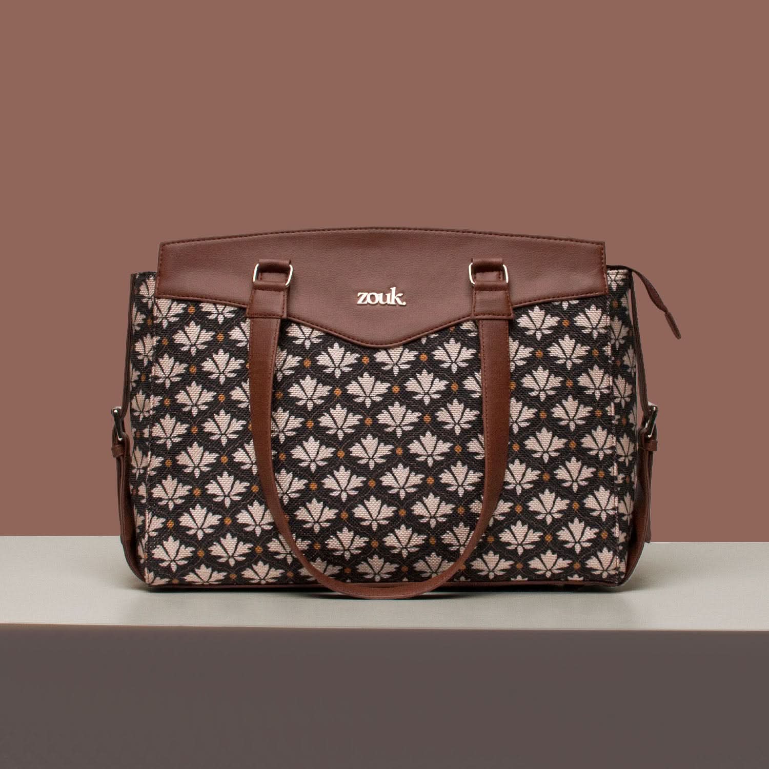 Bidri Kaiser Women's Work Bag Brown - Image 2
