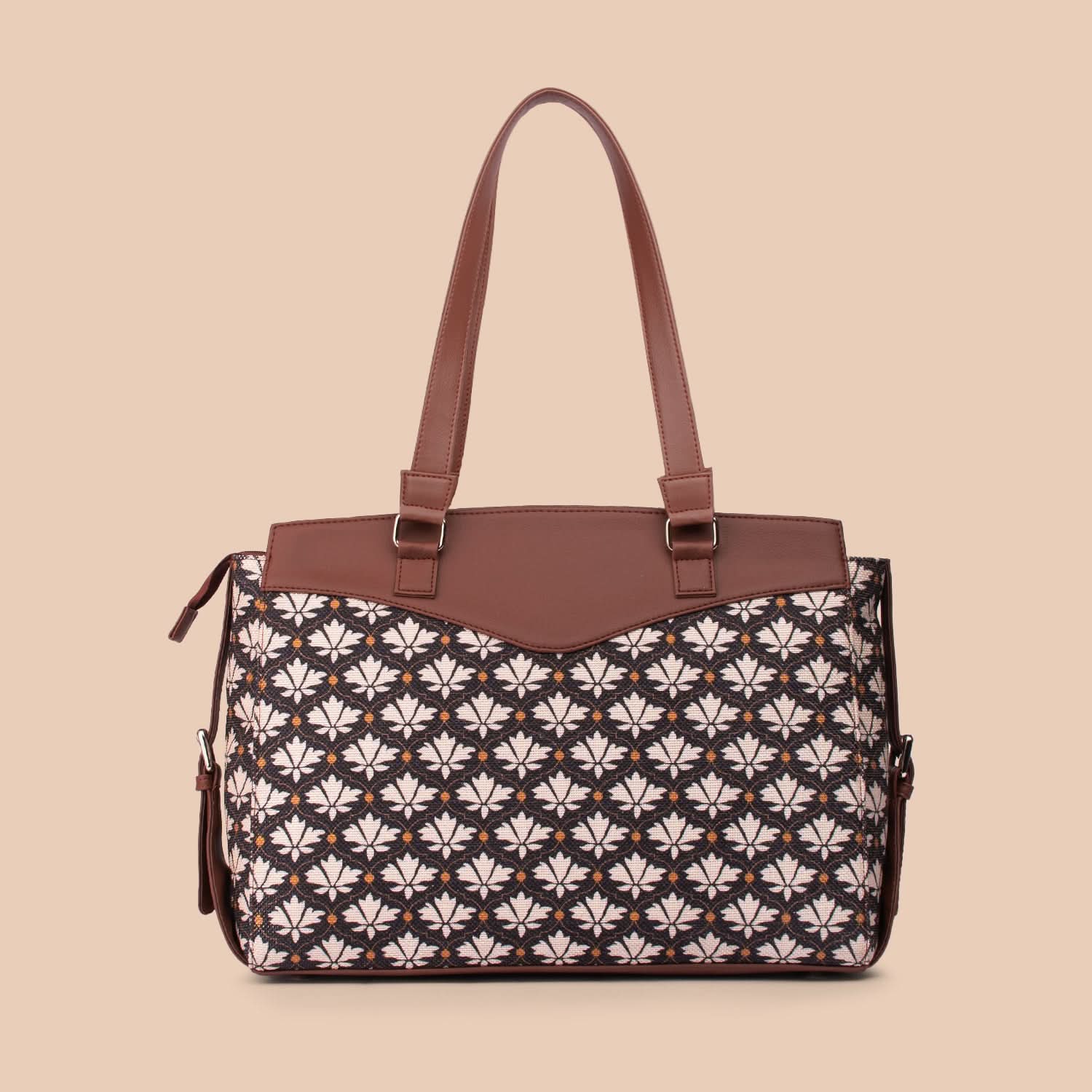 Bidri Kaiser Women's Work Bag Brown - Image 4
