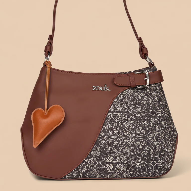 Big Heart Bag Charm - Orange - Image 3