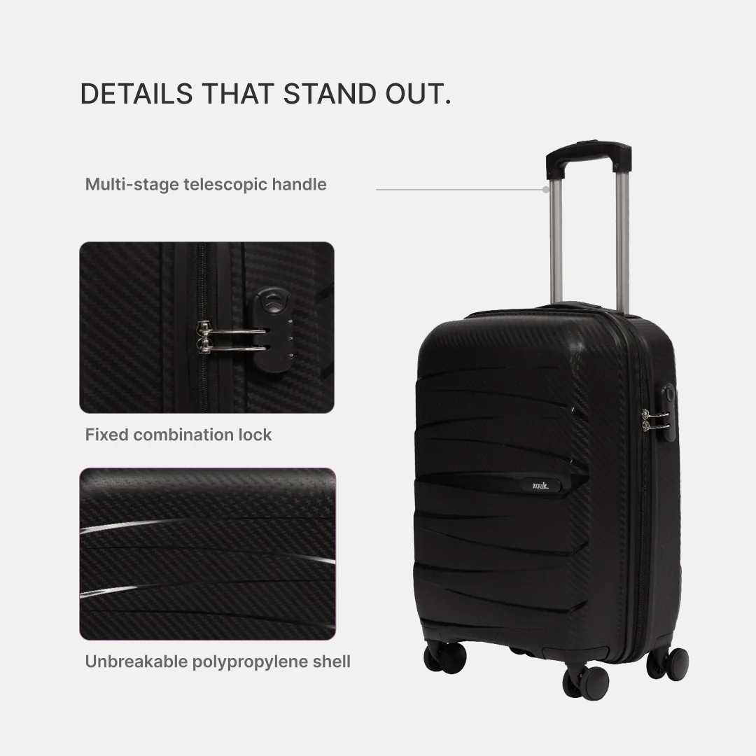 Black Aira Trolley Bag - Image 3