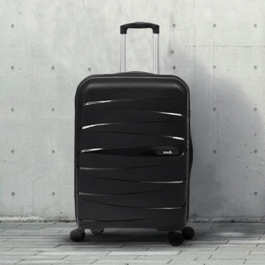 Black Aira Trolley Bag Combo (Cabin & Large) - Image 3