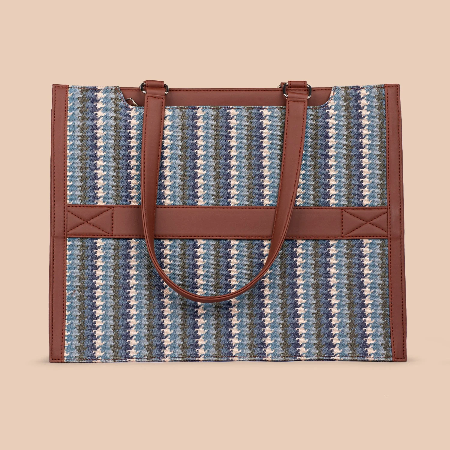 Bombay Houndstooth Boardroom Office Bag - Image 4