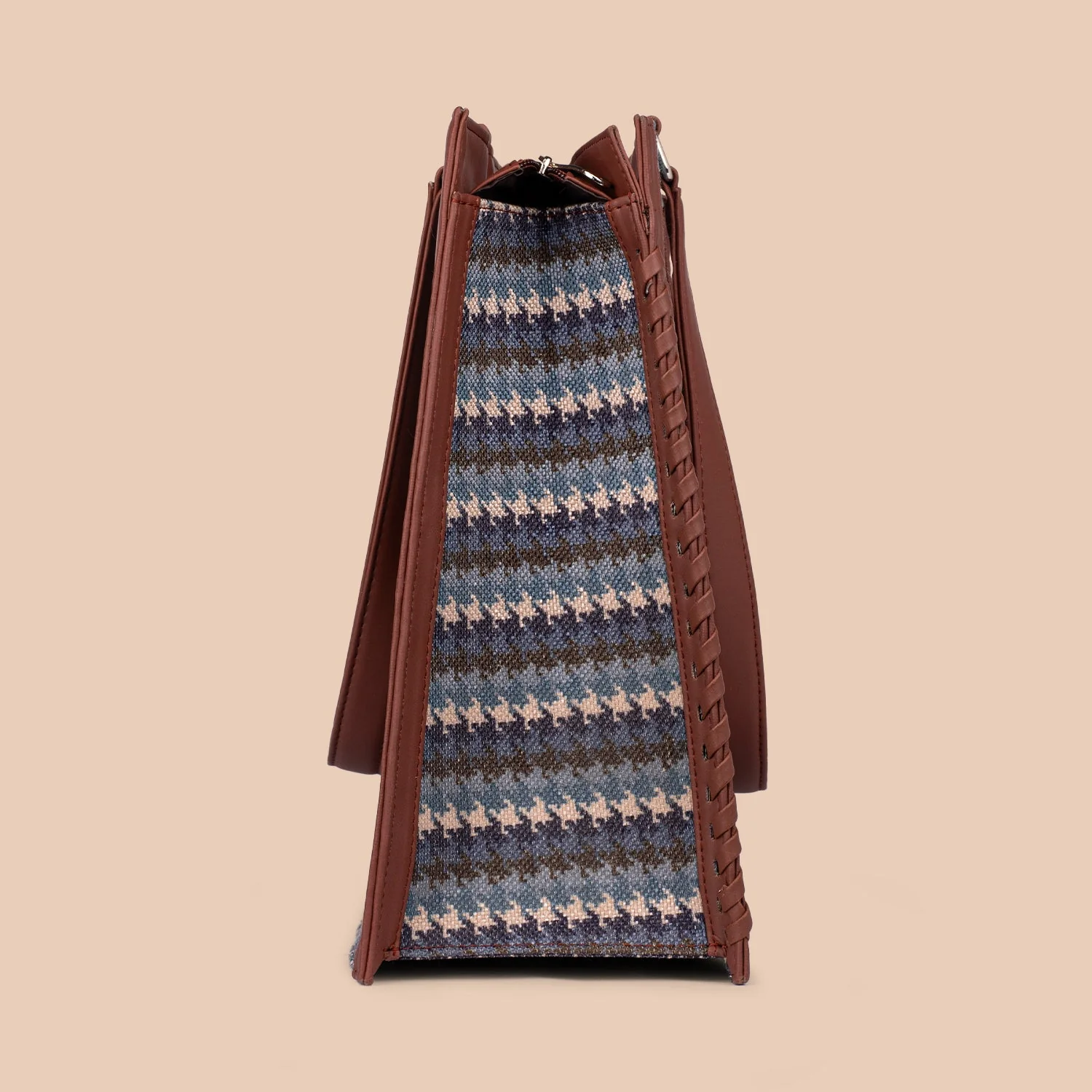 Bombay Houndstooth Boardroom Office Bag - Image 8