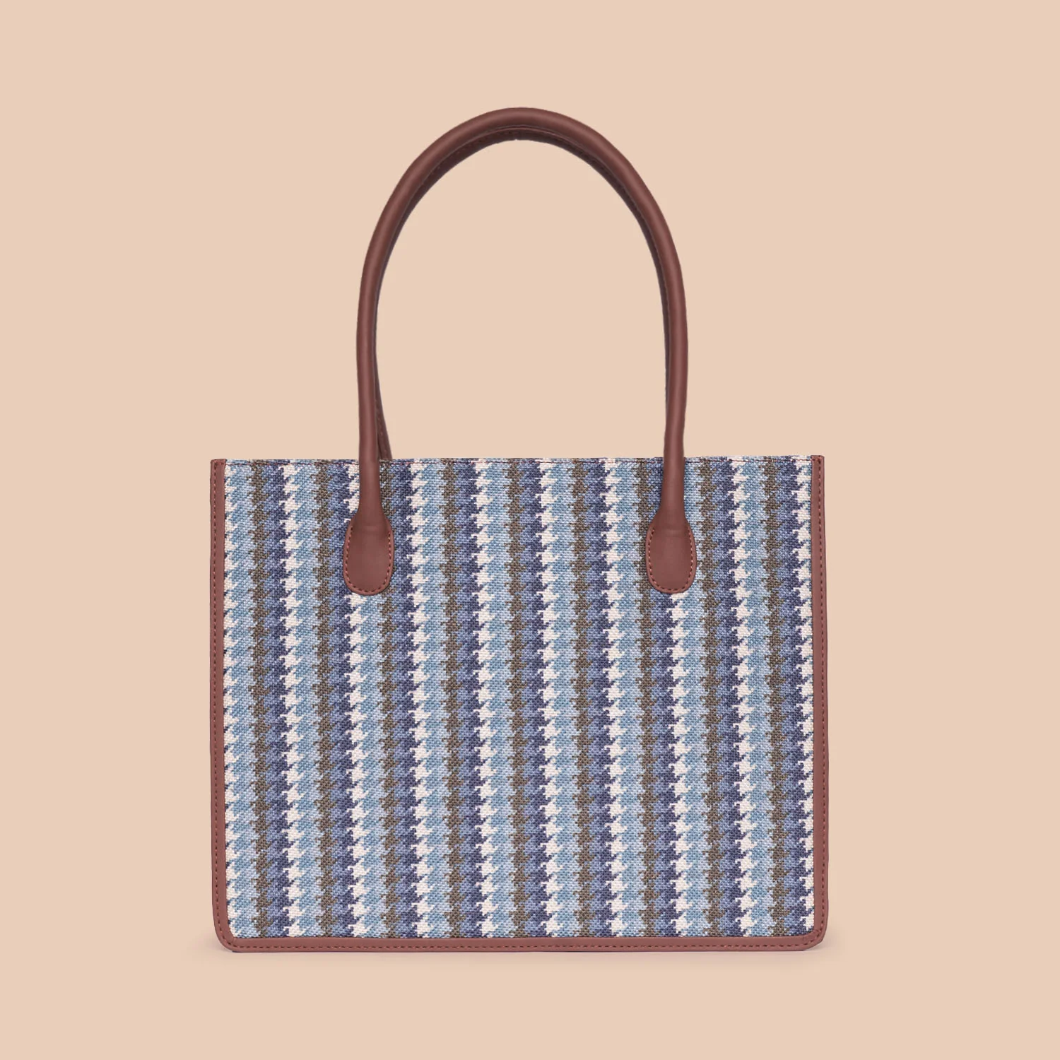 Bombay Houndstooth Book Tote - Image 4