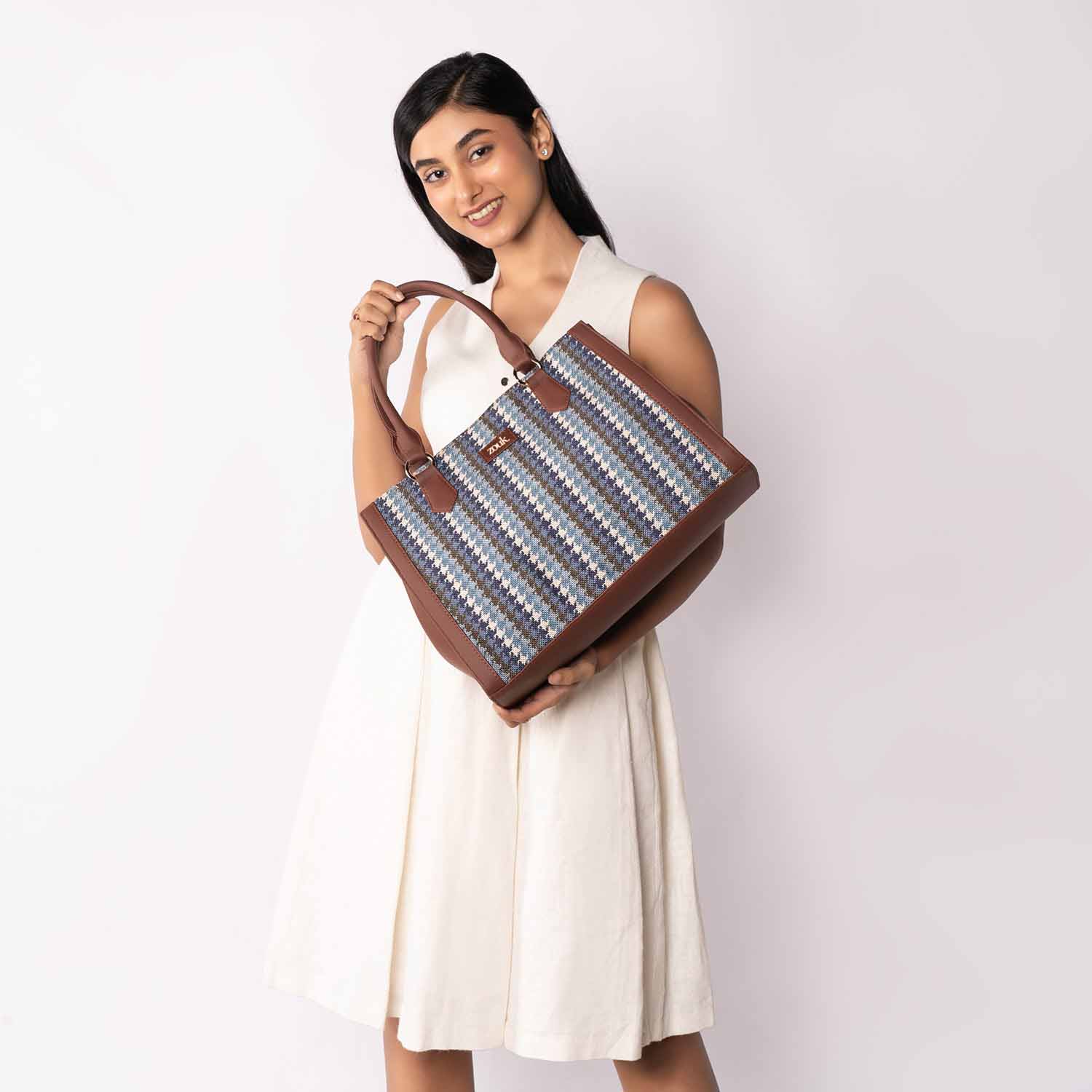 Bombay Houndstooth Classic Handbag - Image 2
